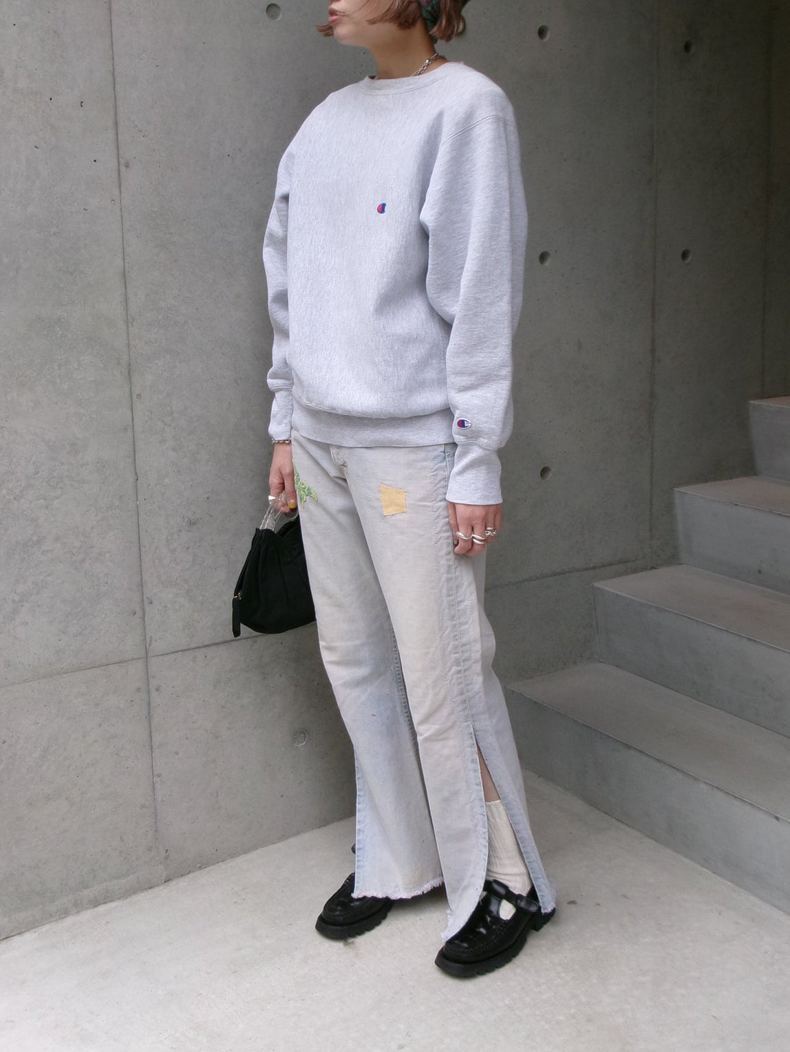 90s champion reverse weave embroidery Ray Eames