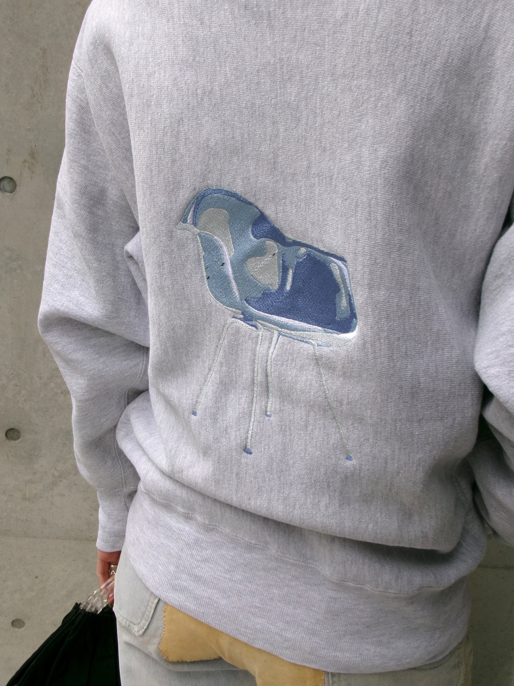 90s champion reverse weave embroidery Ray Eames