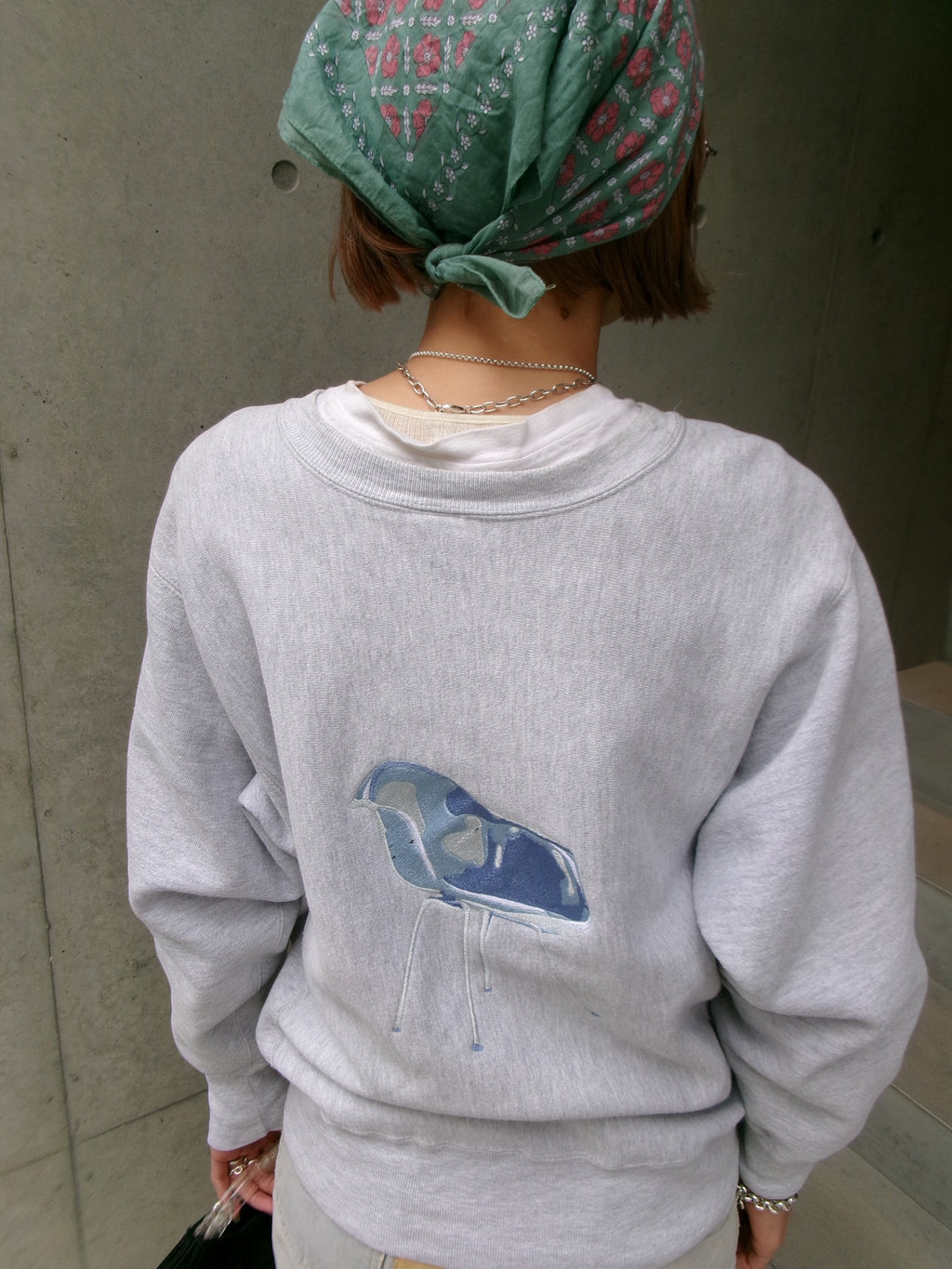 90s champion reverse weave embroidery Ray Eames