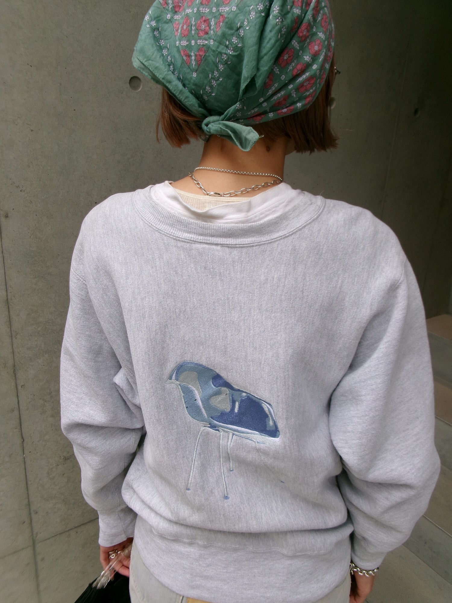 90s champion reverse weave embroidery Ray Eames