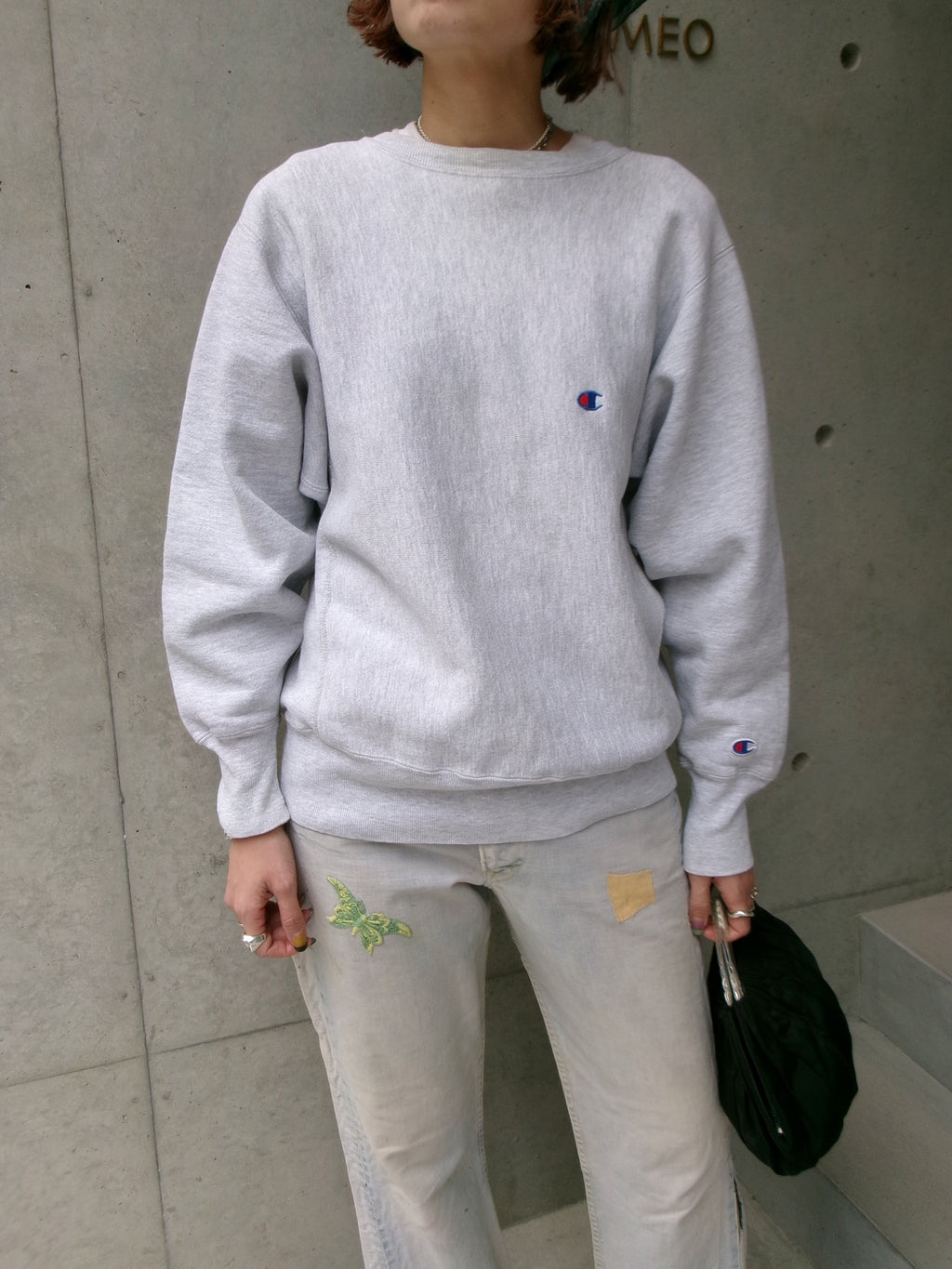 90s champion reverse weave embroidery Ray Eames