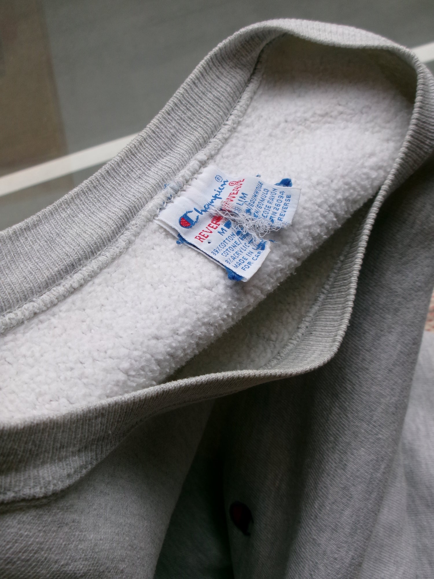 90s champion reverse weave embroidery Ray Eames