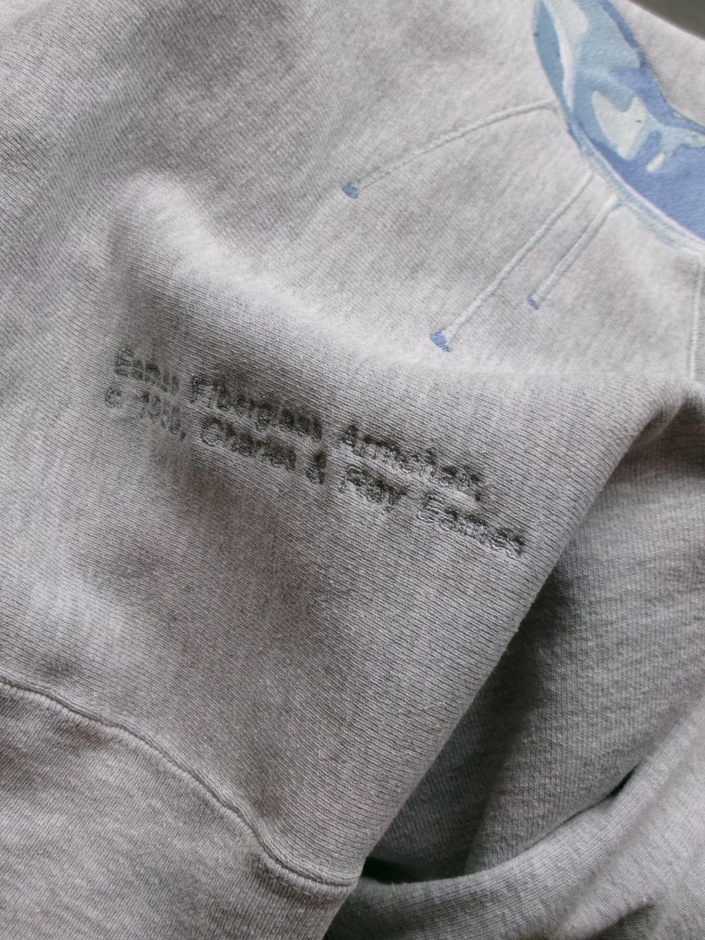 90s champion reverse weave embroidery Ray Eames