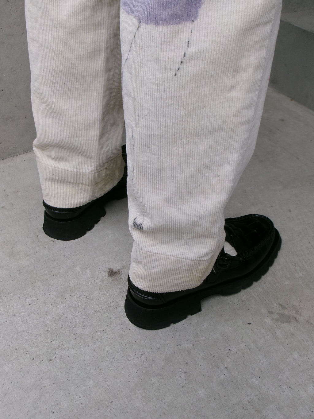 50s painted senior corduroy memorial pants