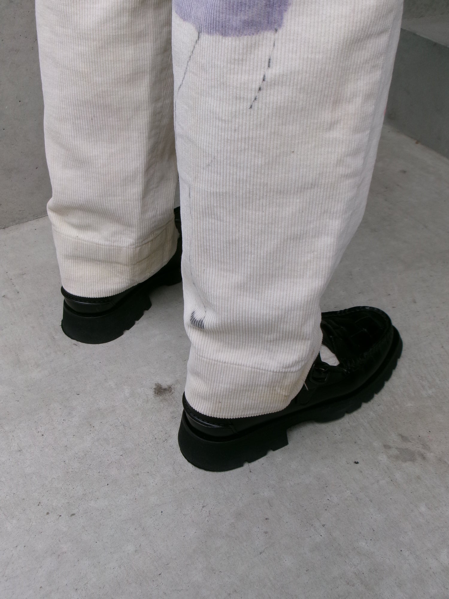 50s painted senior corduroy memorial pants