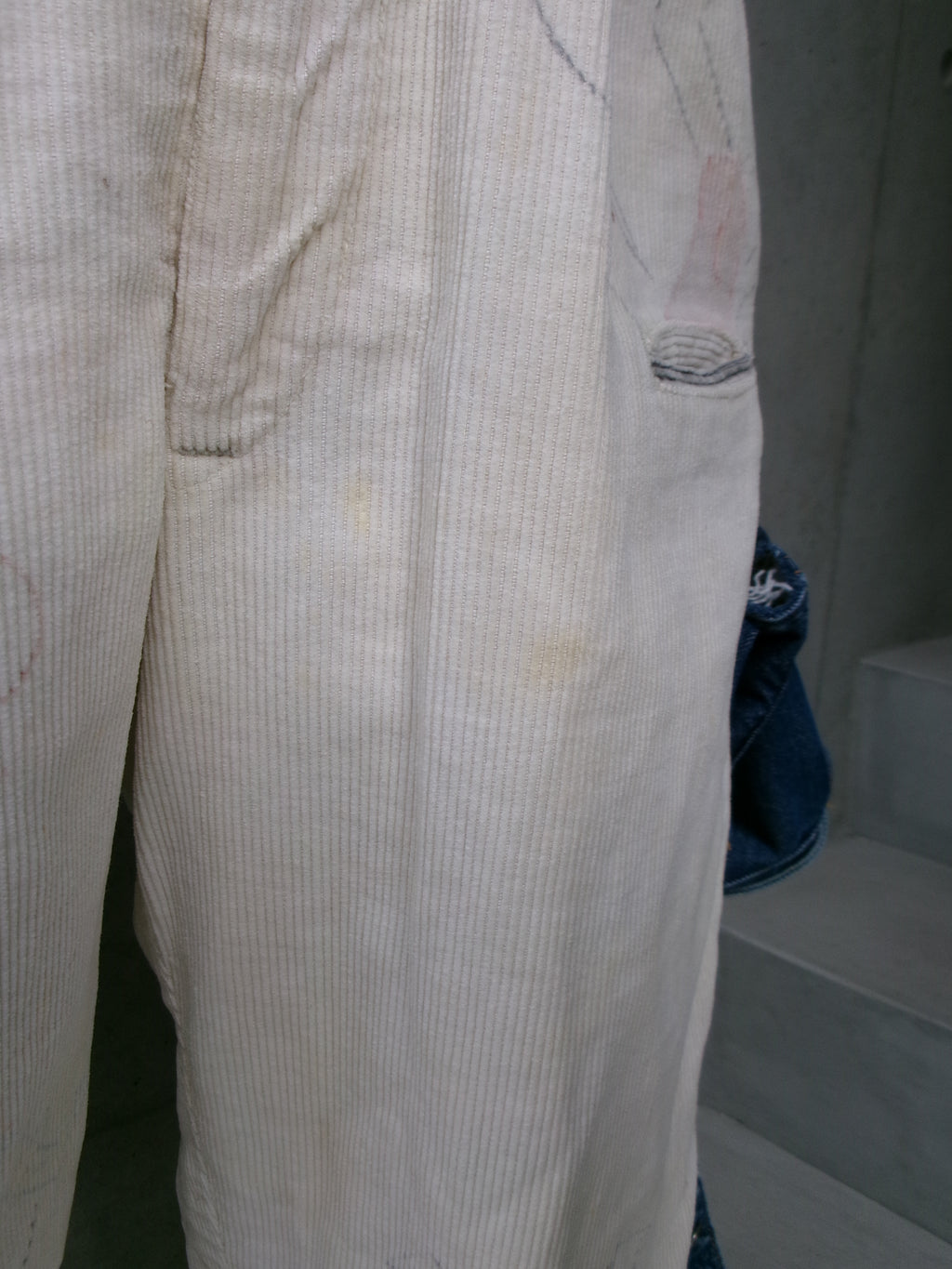 50s painted senior corduroy memorial pants