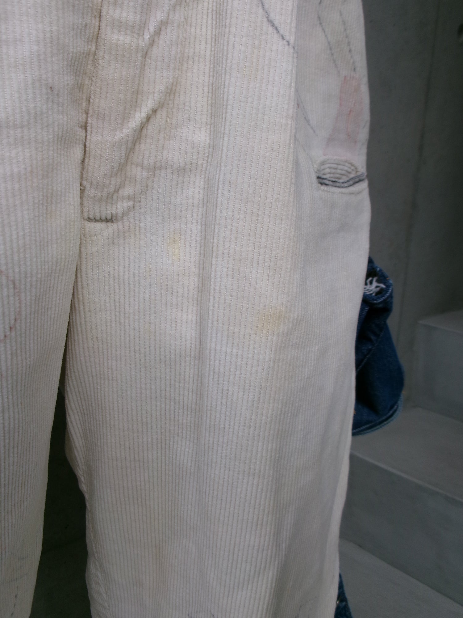 50s painted senior corduroy memorial pants