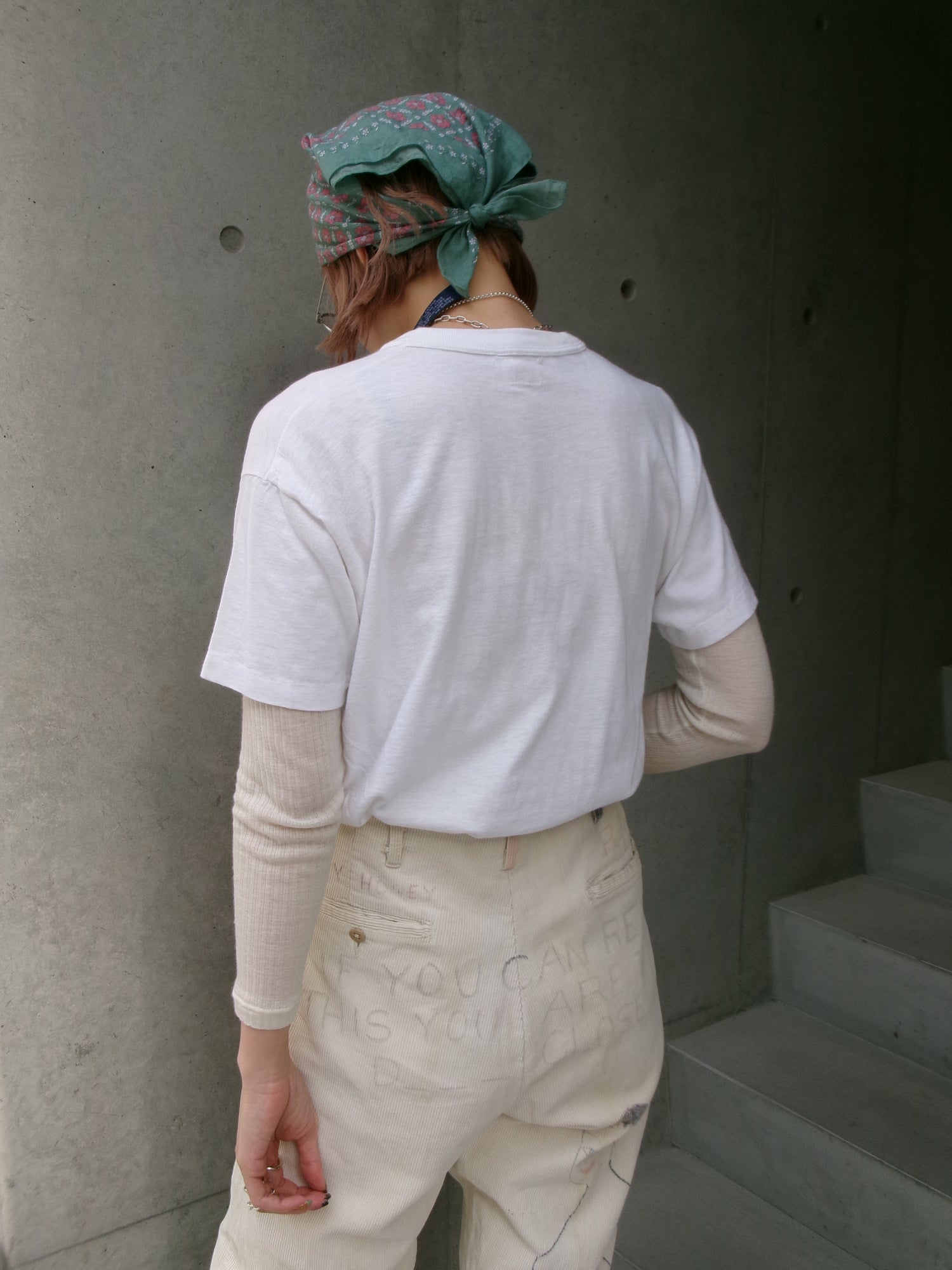 50s painted senior corduroy memorial pants