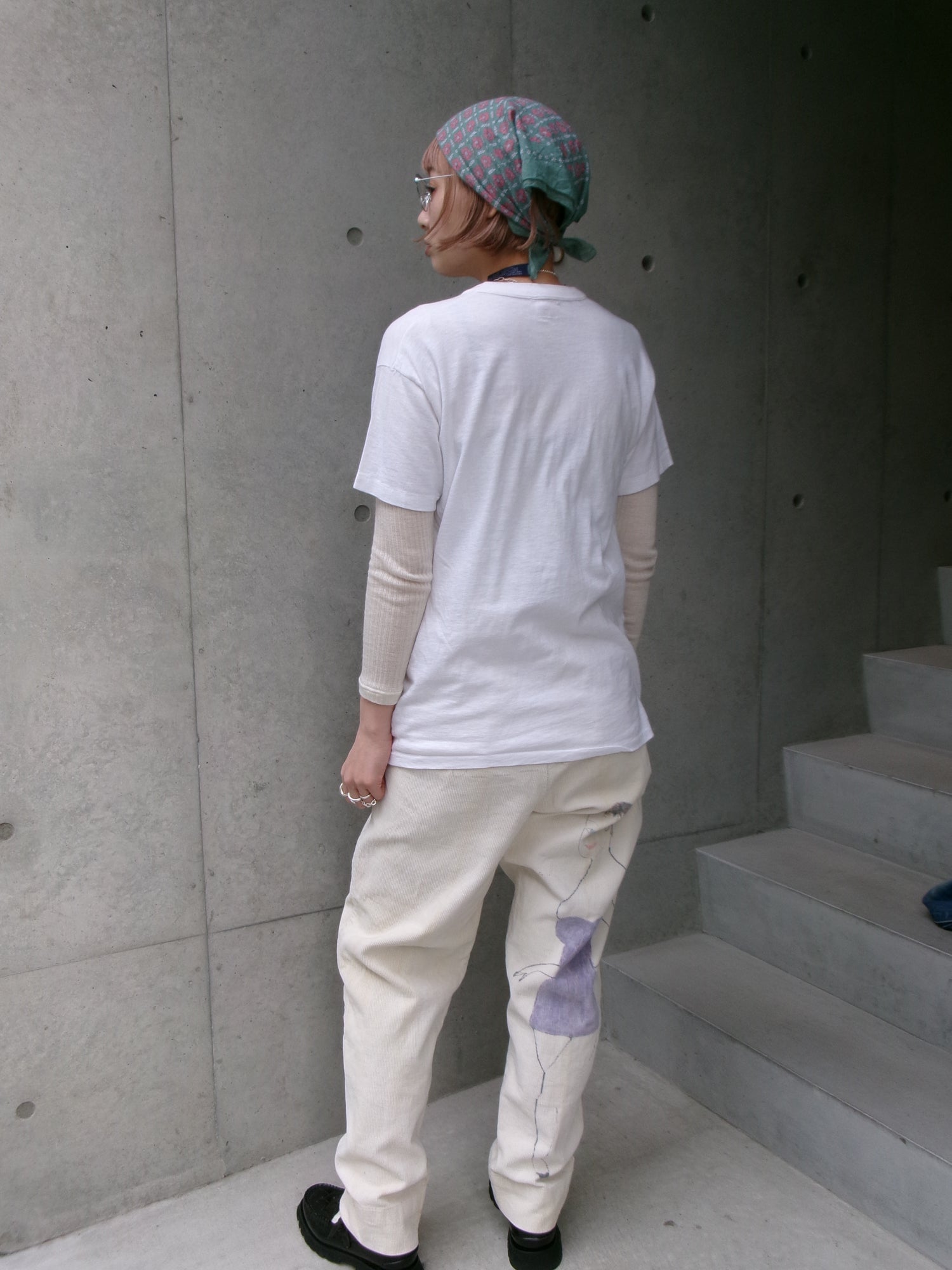 50s painted senior corduroy memorial pants
