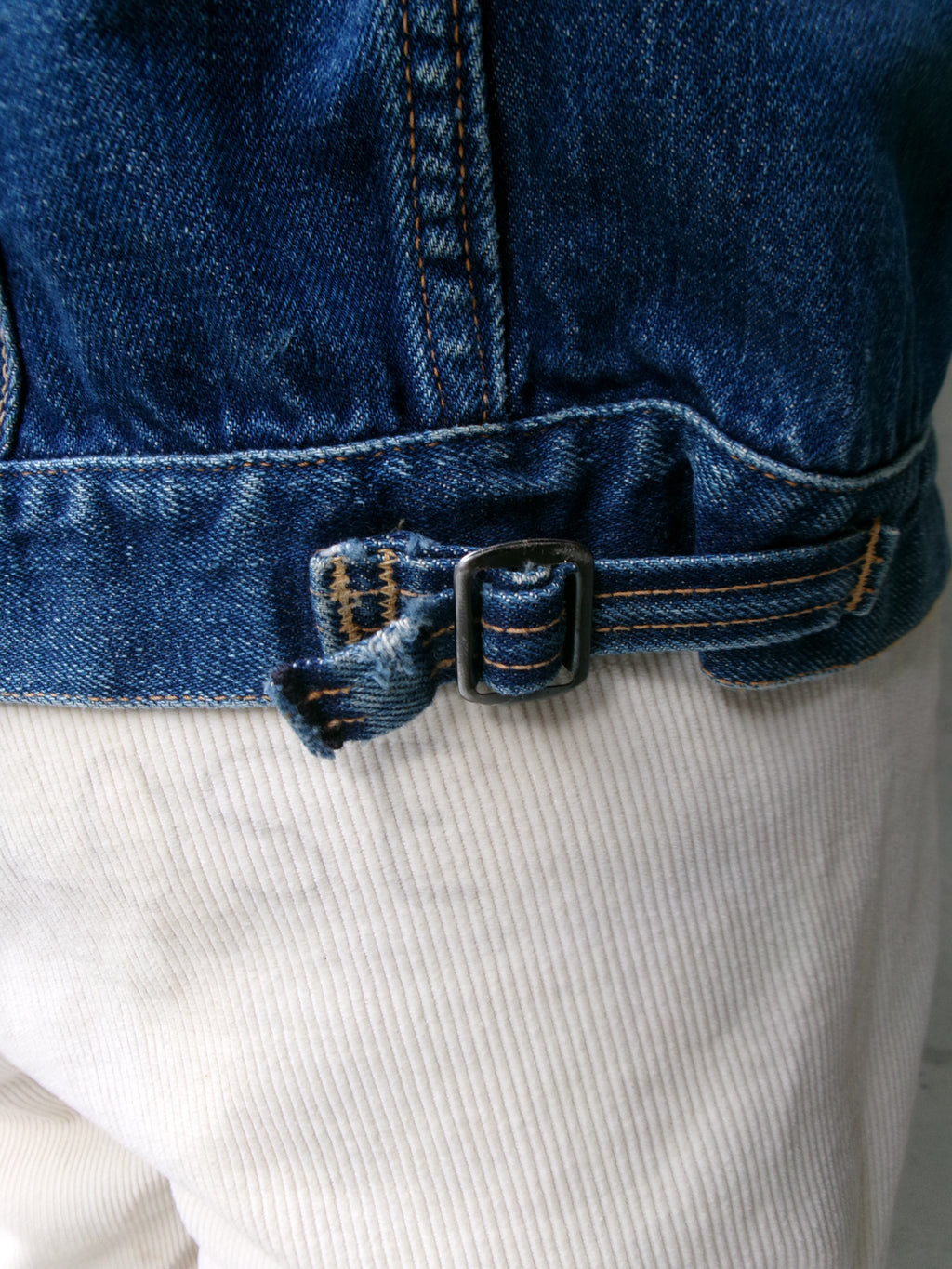50s K-ALLS denim cut off vest