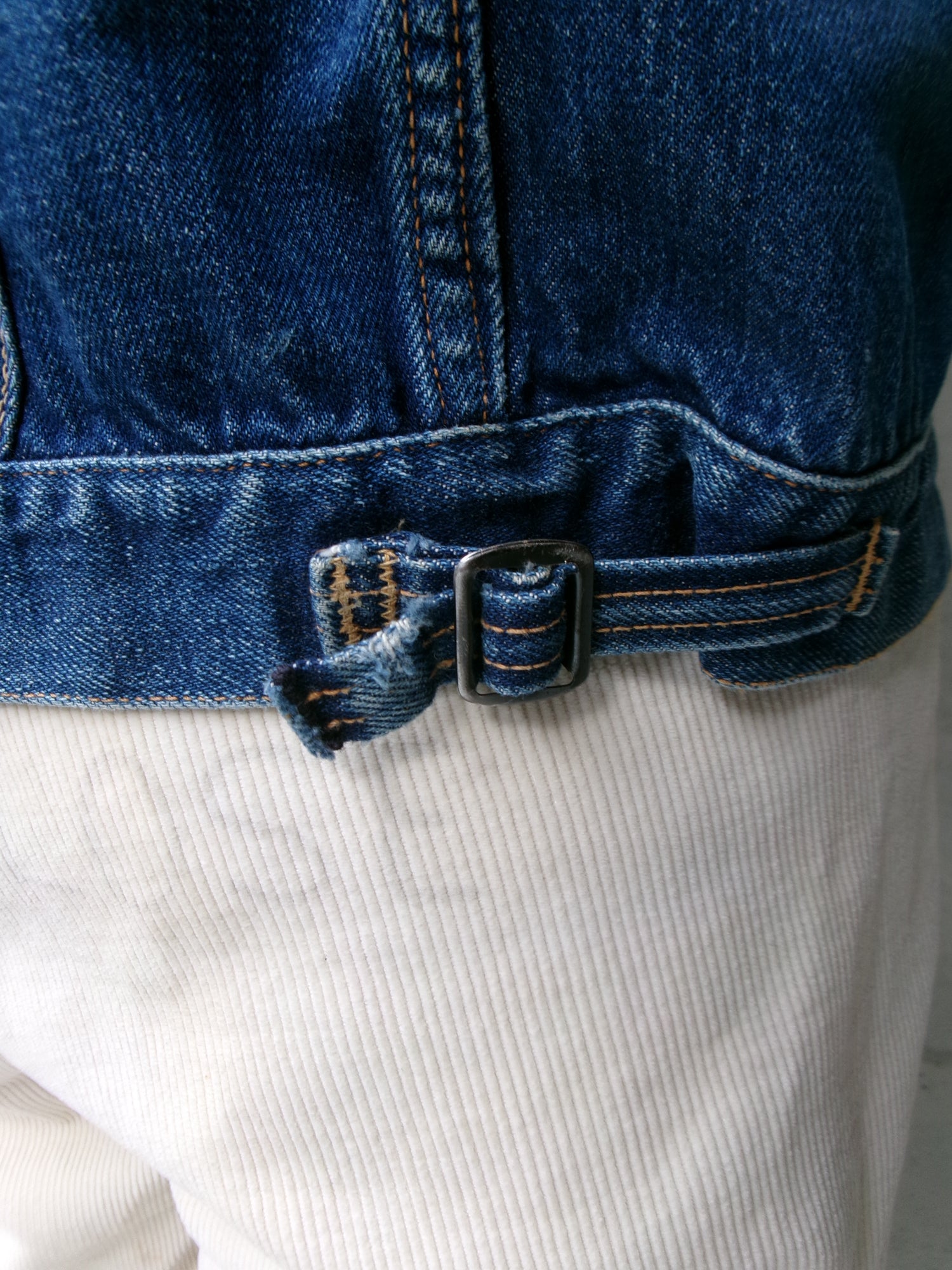 50s K-ALLS denim cut off vest