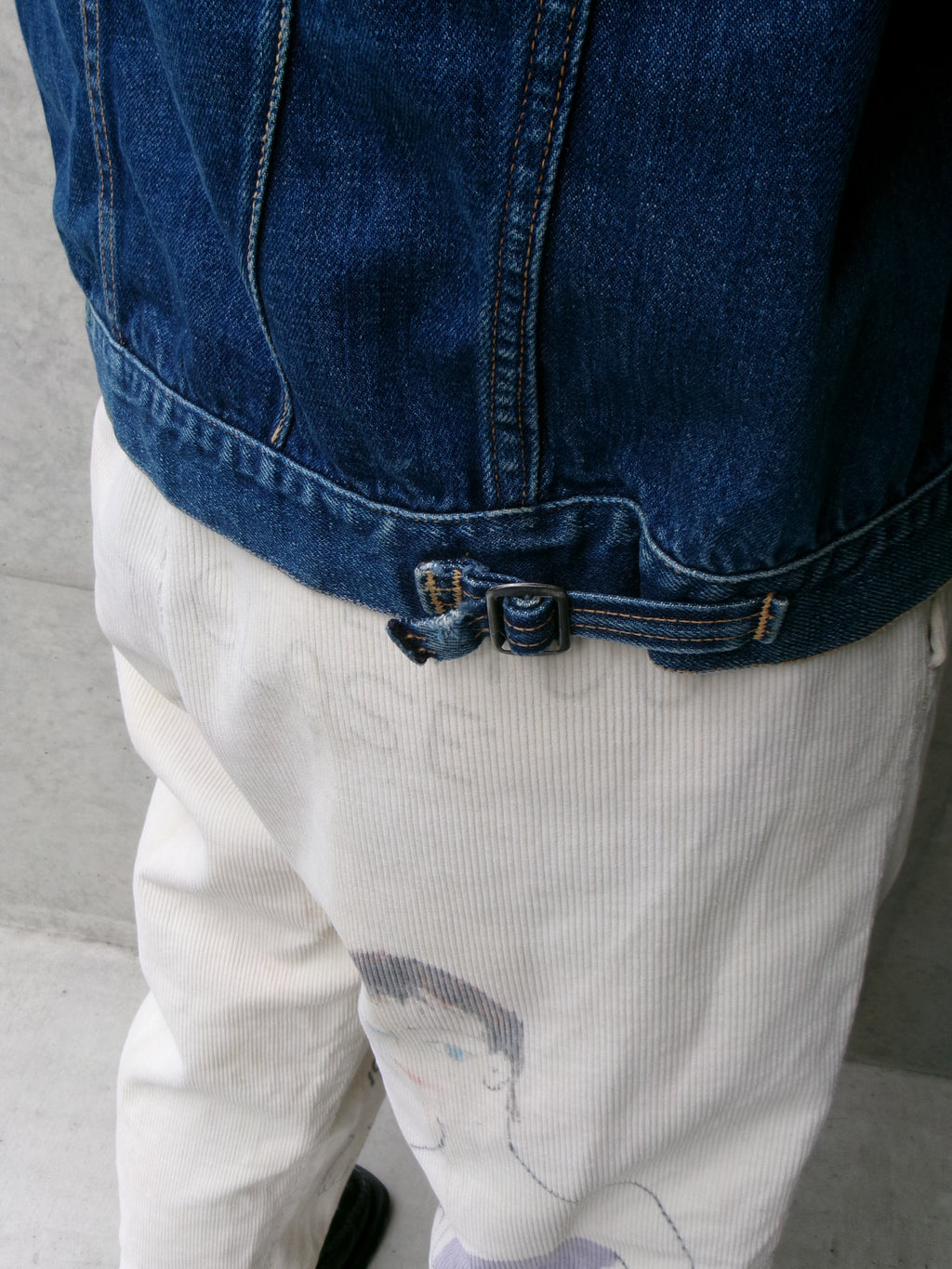 50s K-ALLS denim cut off vest