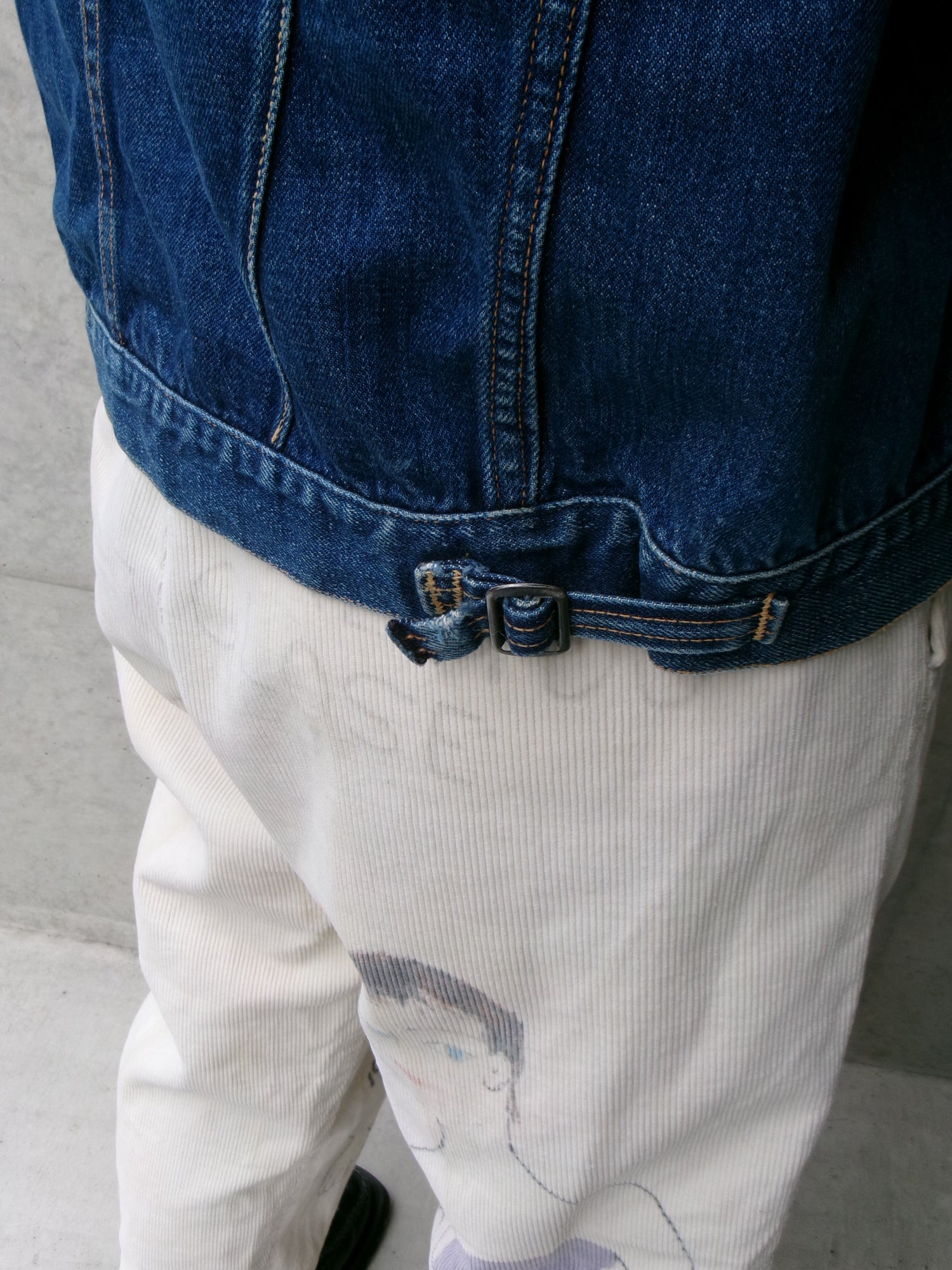 50s K-ALLS denim cut off vest