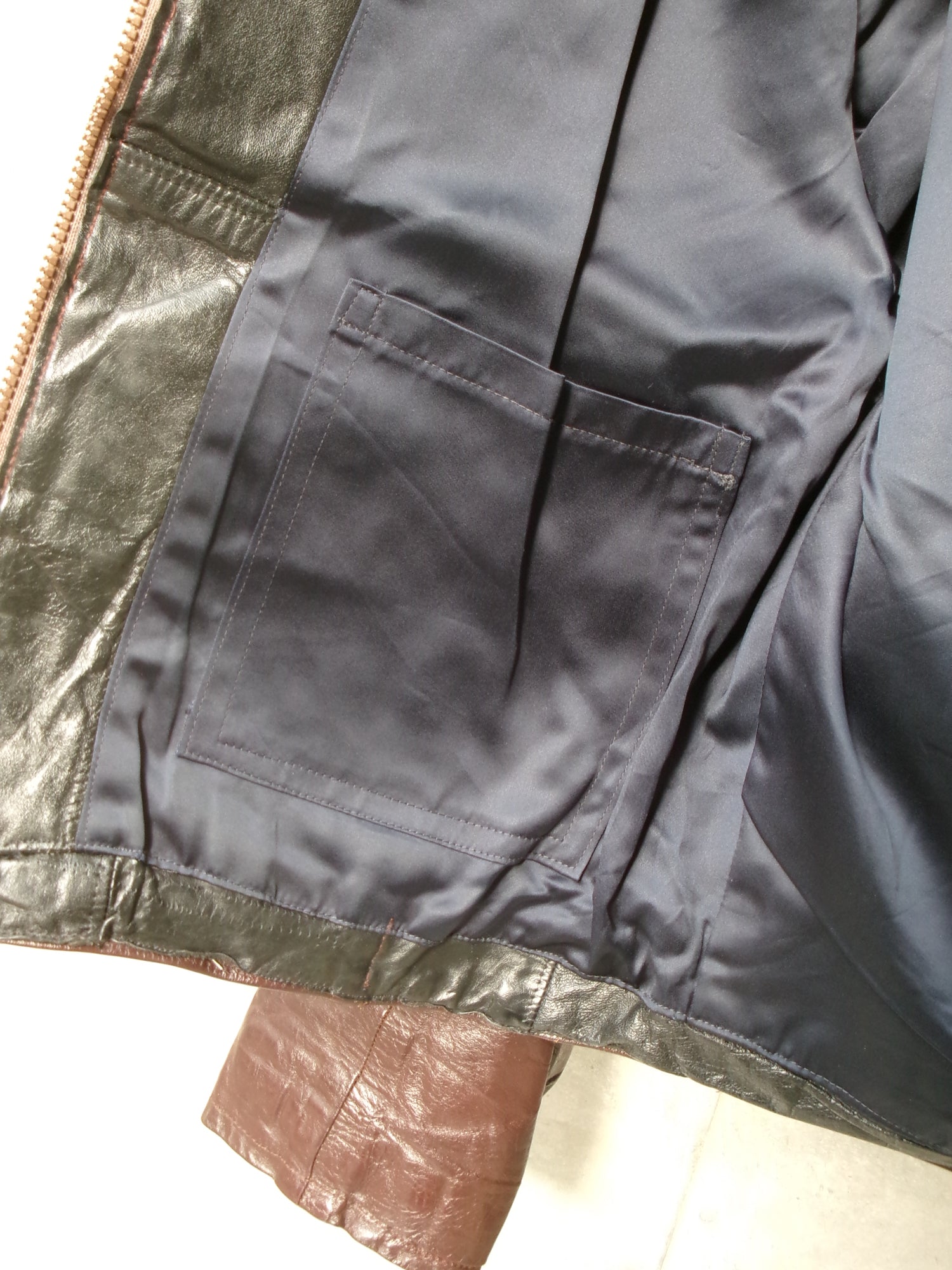 70s leather glam jacket