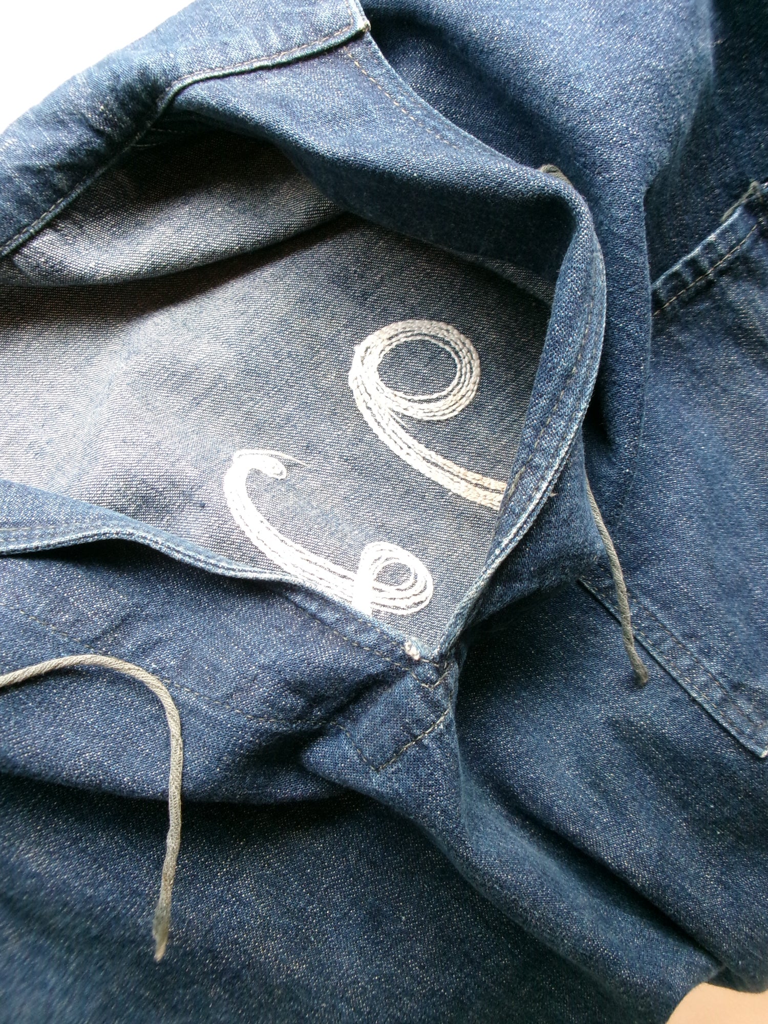 20s US navy sailor collar shirt