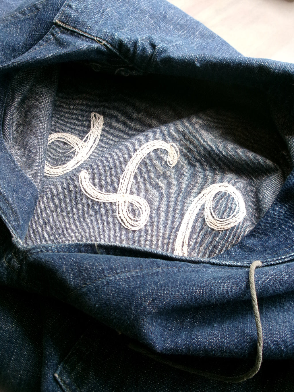 20s US navy sailor collar shirt