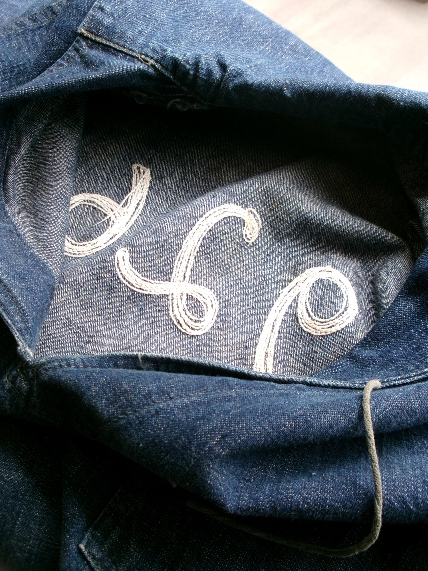 20s US navy sailor collar shirt