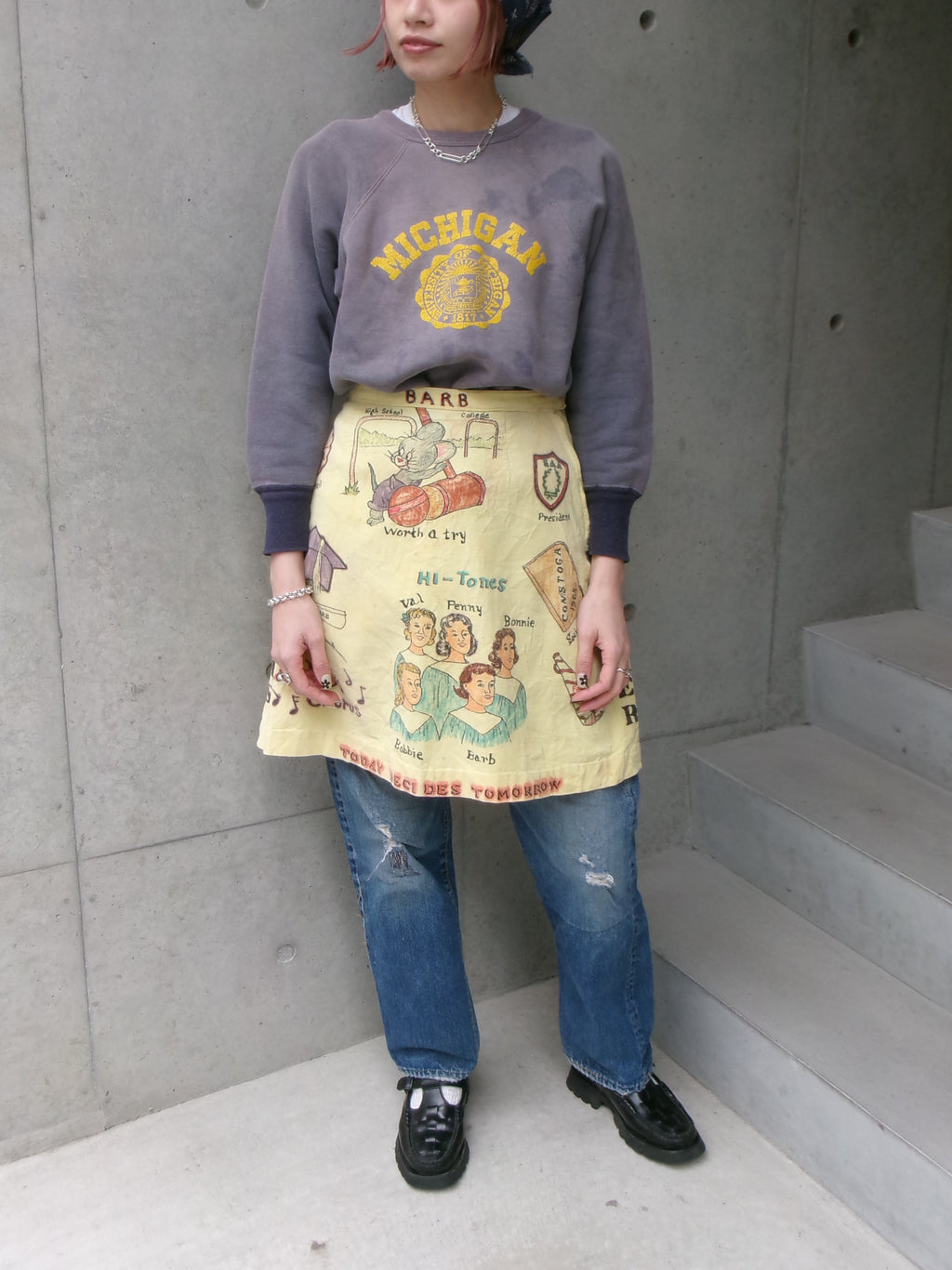 60s senior cords memorial skirt