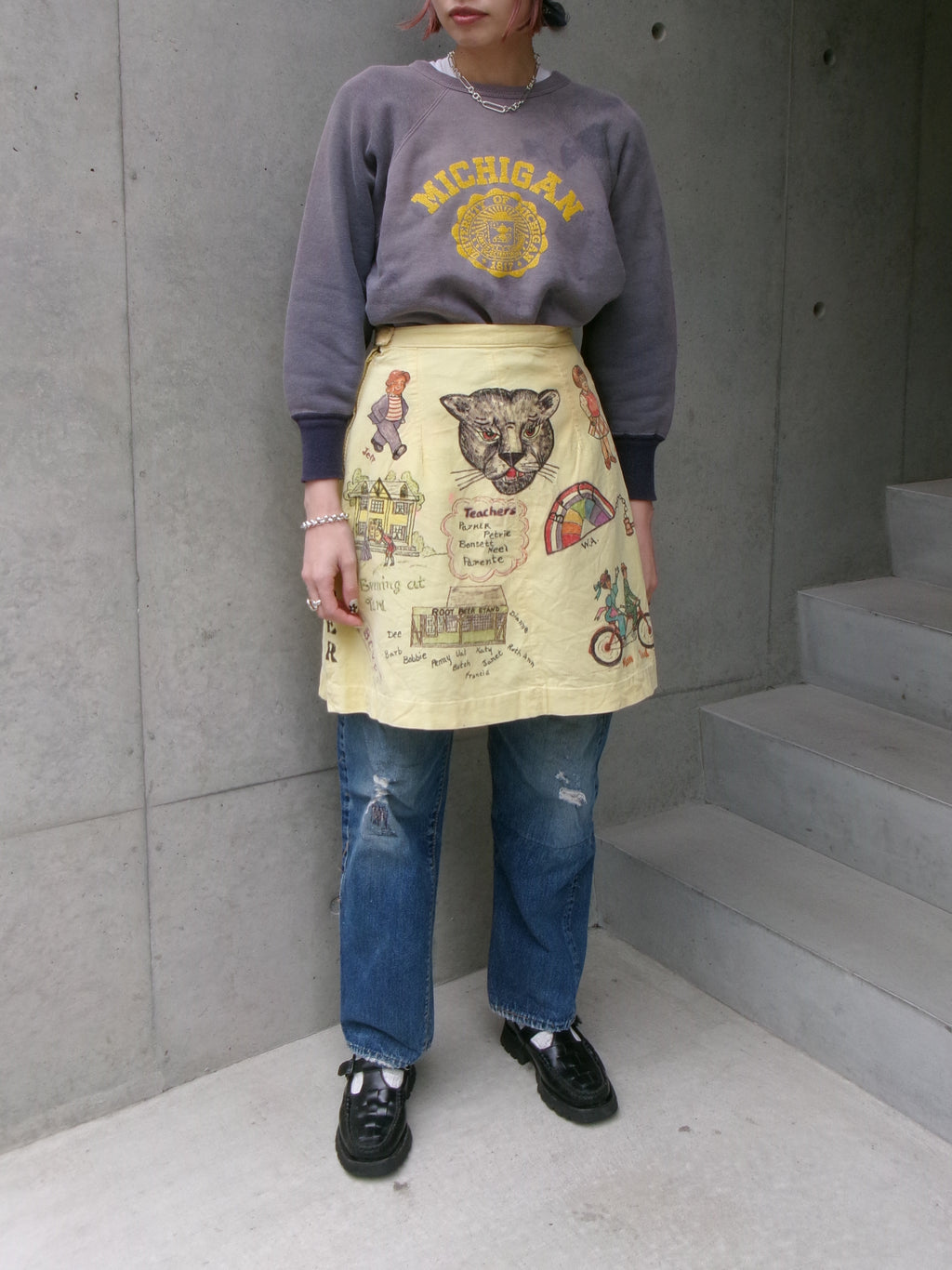 60s senior cords memorial skirt