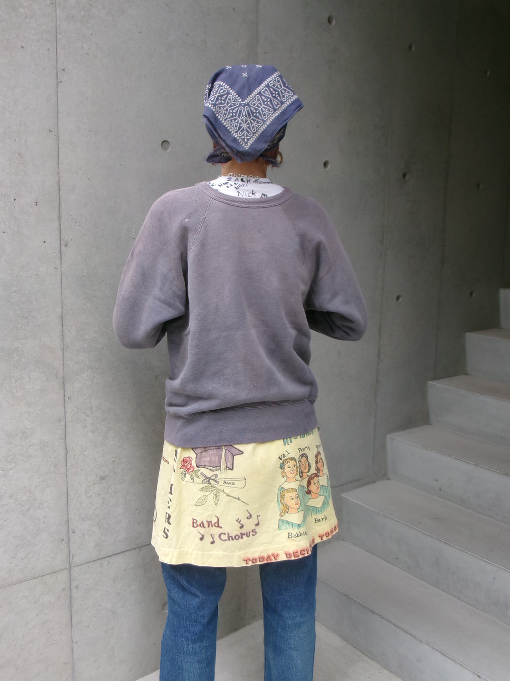 60s senior cords memorial skirt