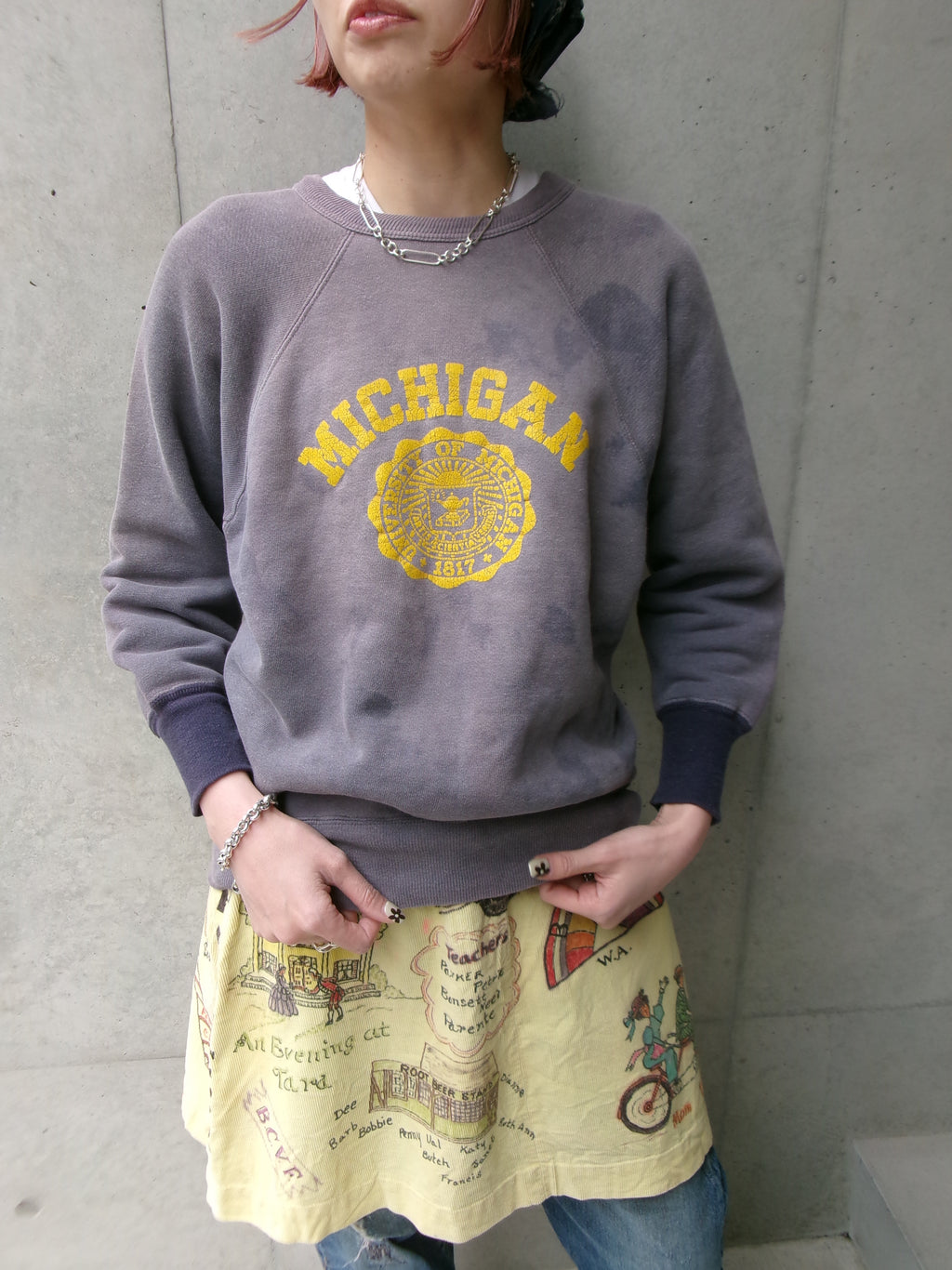 60s senior cords memorial skirt