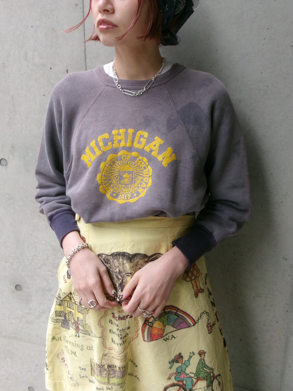 60s senior cords memorial skirt