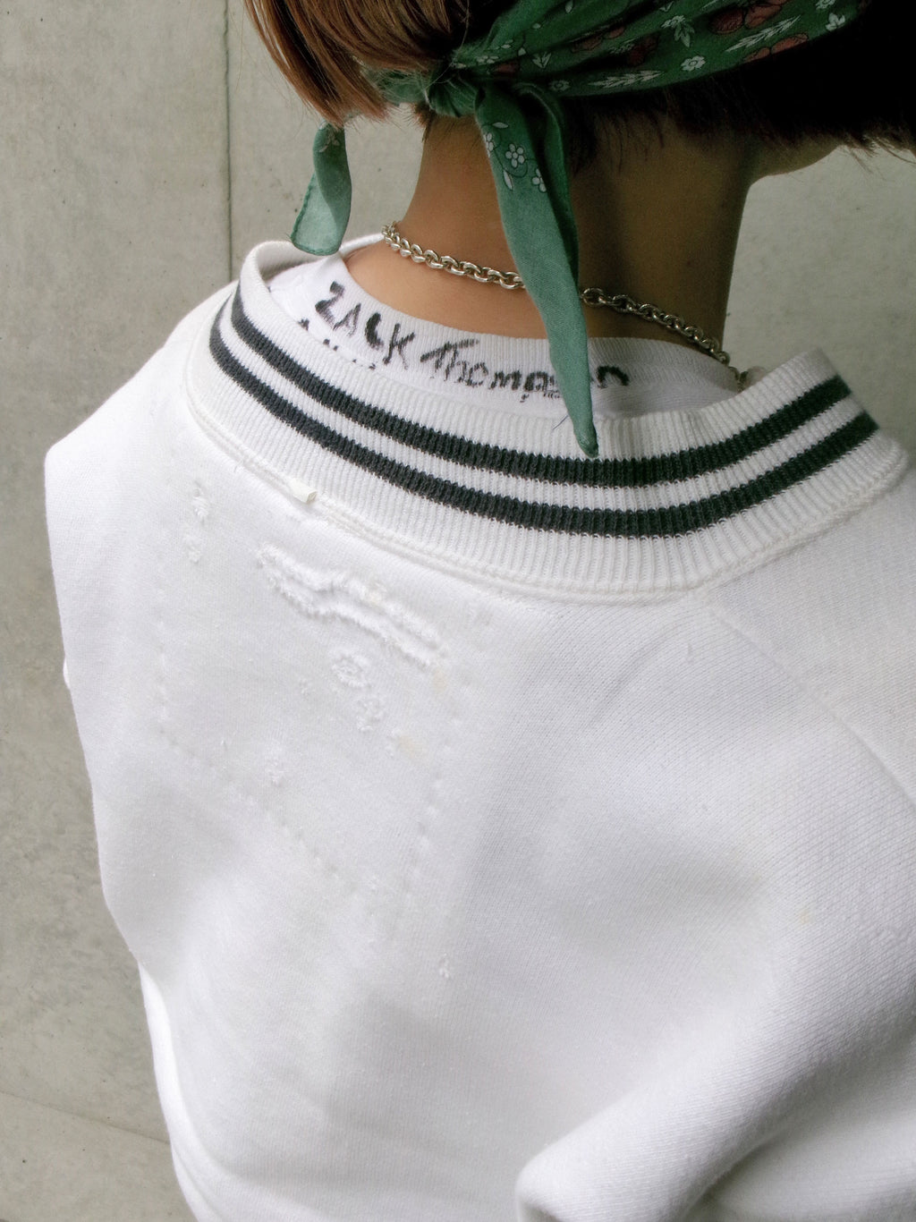 60s line zip sweat shirt
