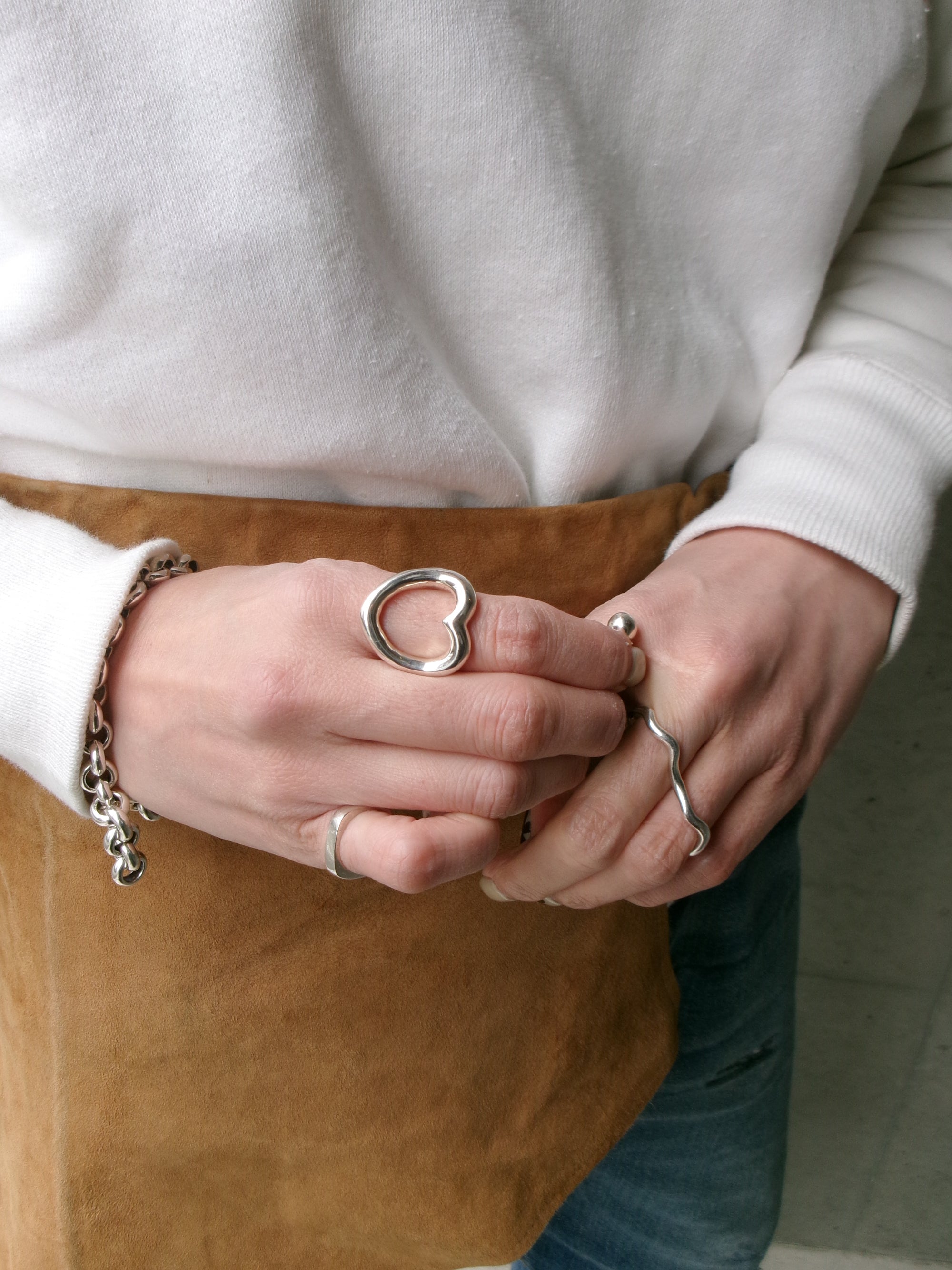 60s line zip sweat shirt