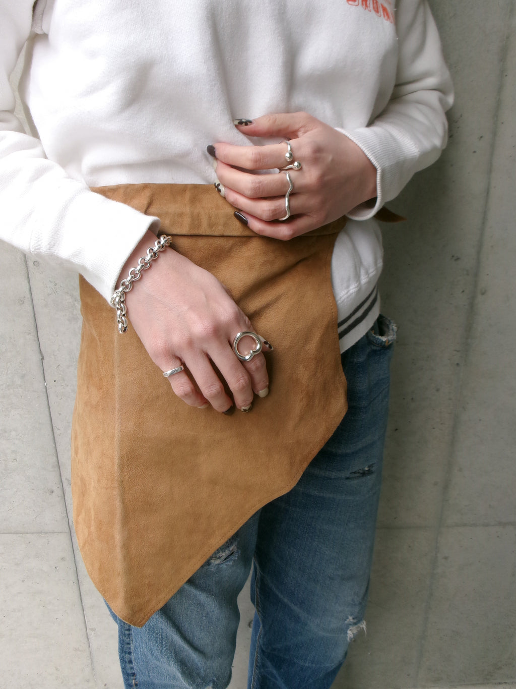 60s line zip sweat shirt