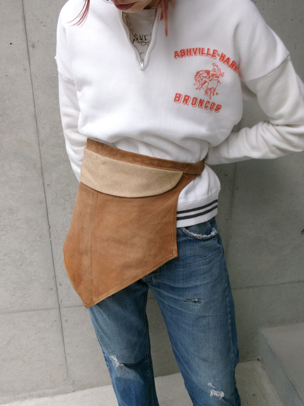 60s line zip sweat shirt