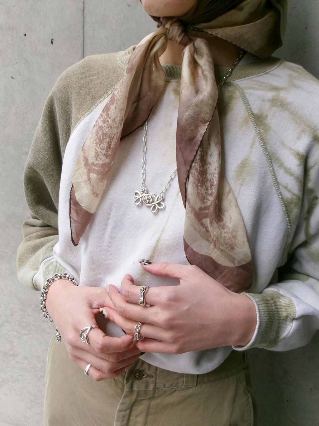70s tie-dye sweat shirt