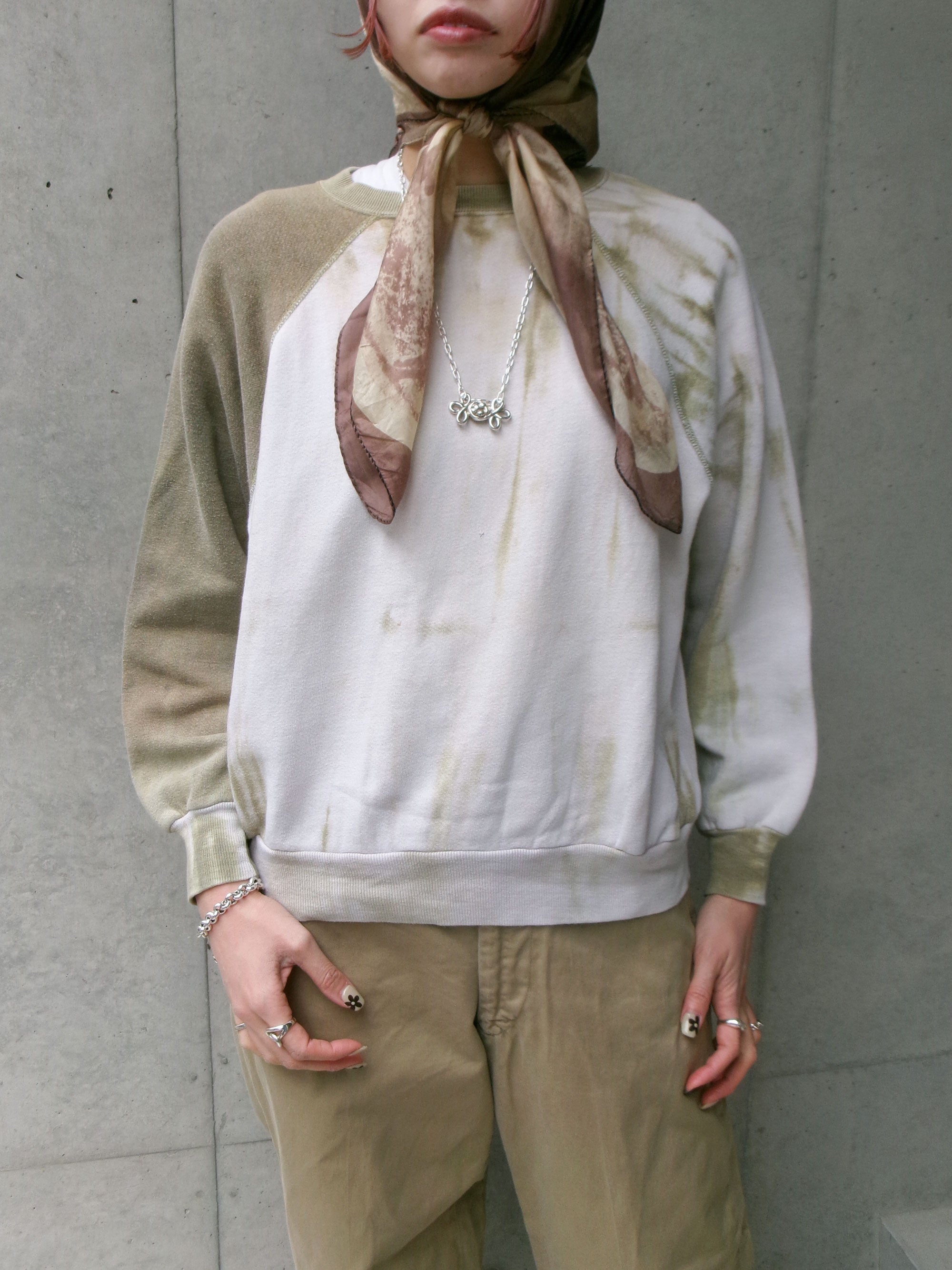 70s tie-dye sweat shirt