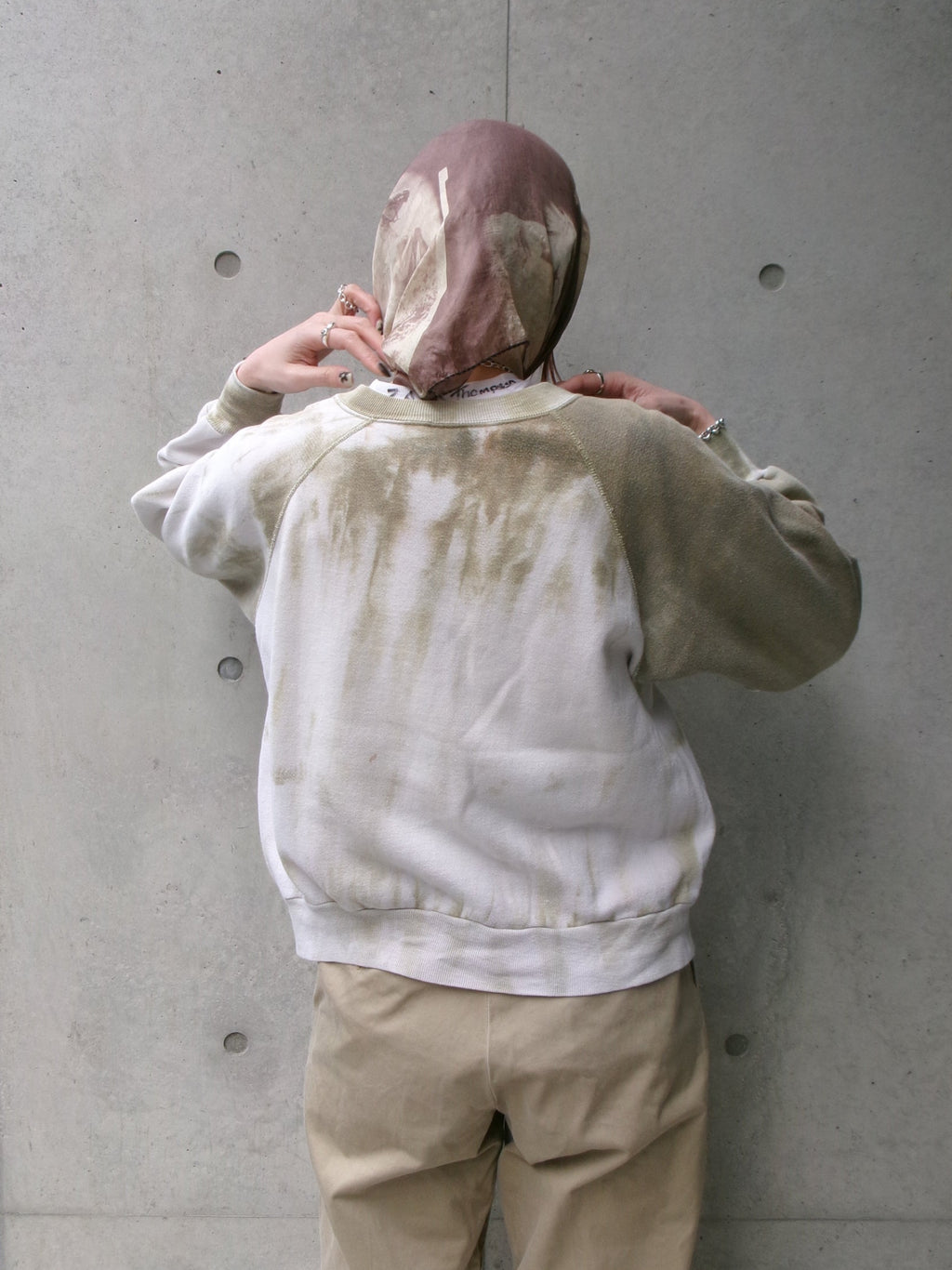 70s tie-dye sweat shirt