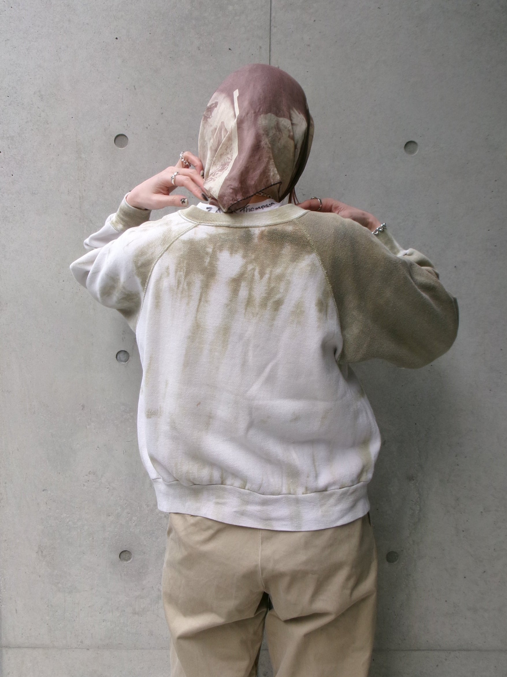 70s tie-dye sweat shirt
