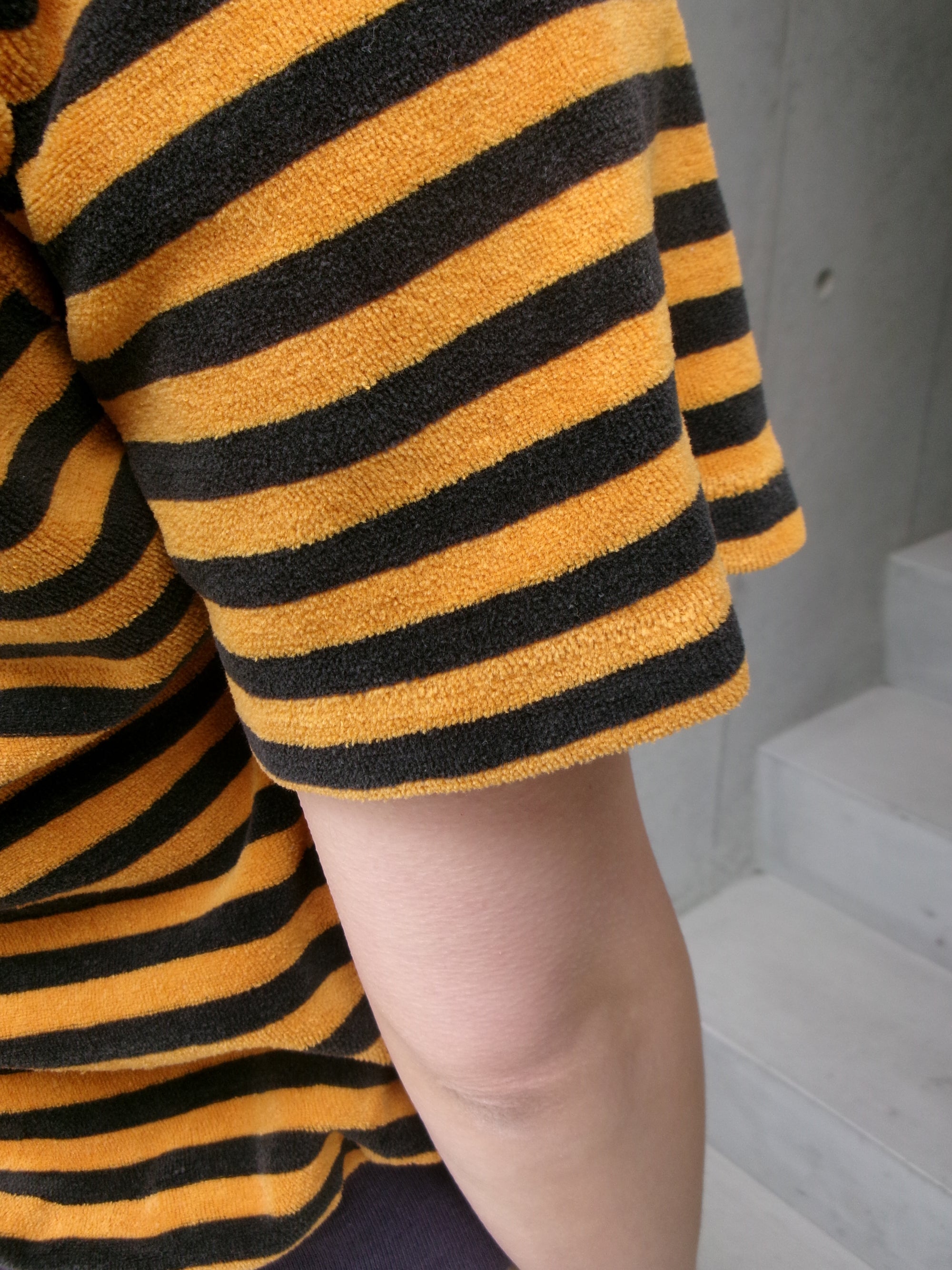 50s pile border Tee