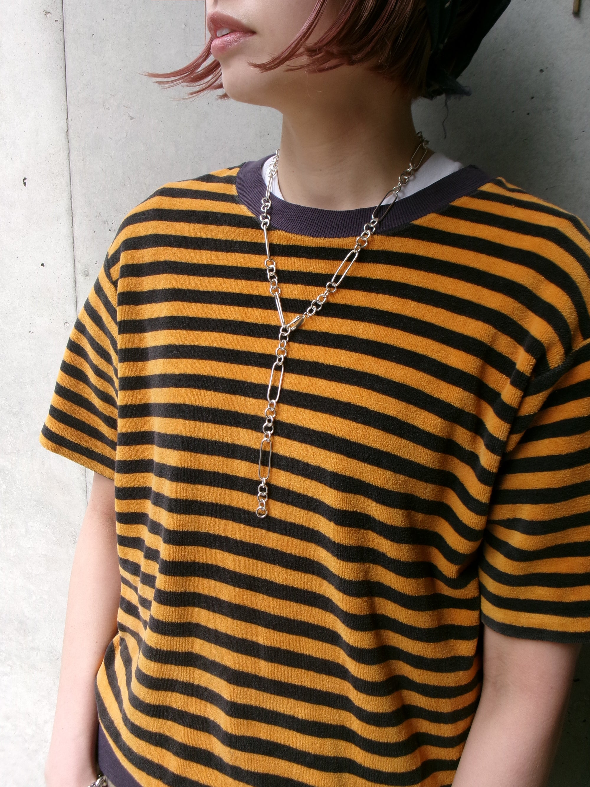 50s pile border Tee