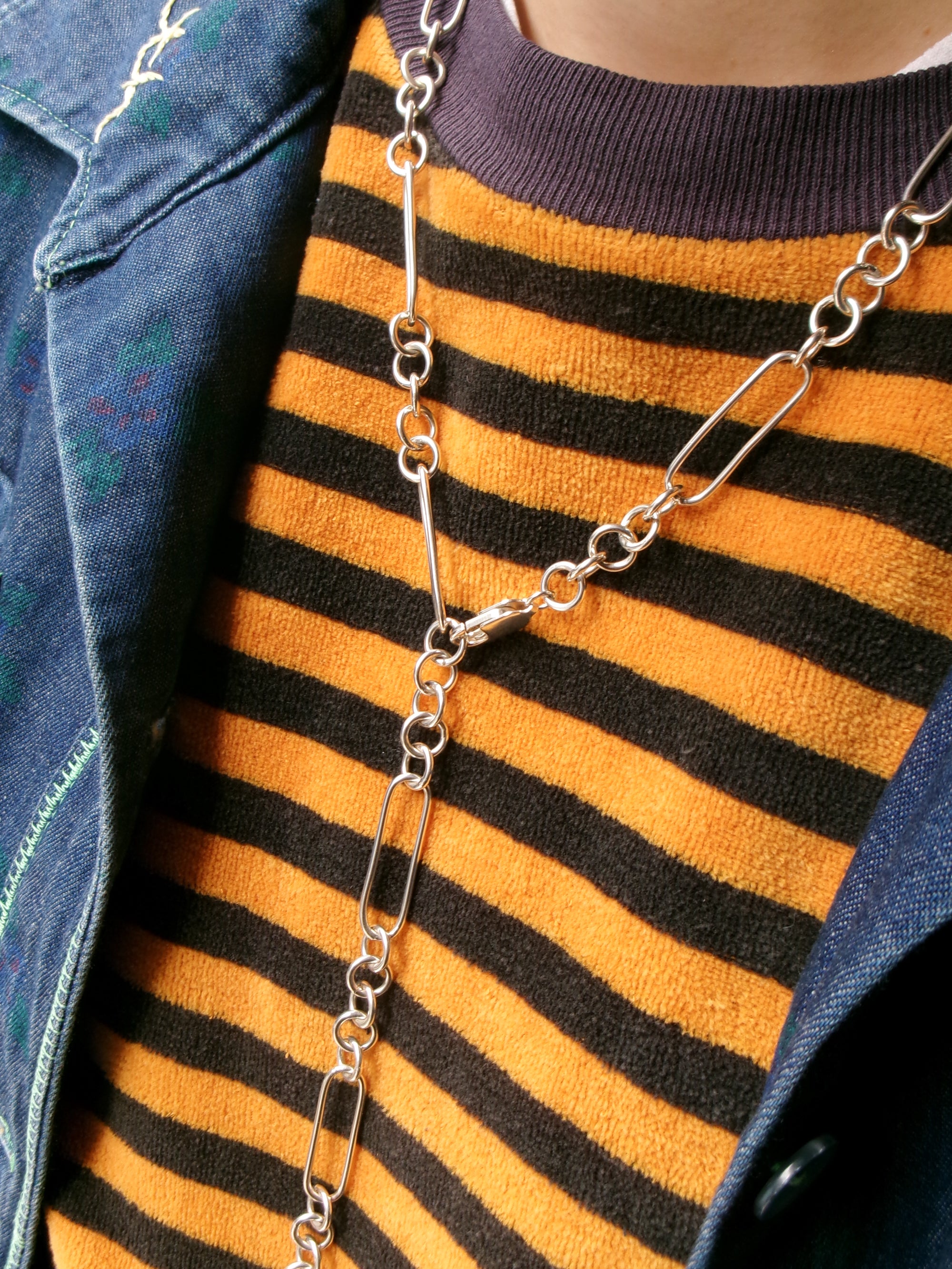 50s pile border Tee