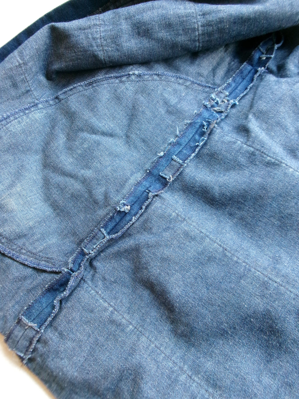80s fringe denim jacket