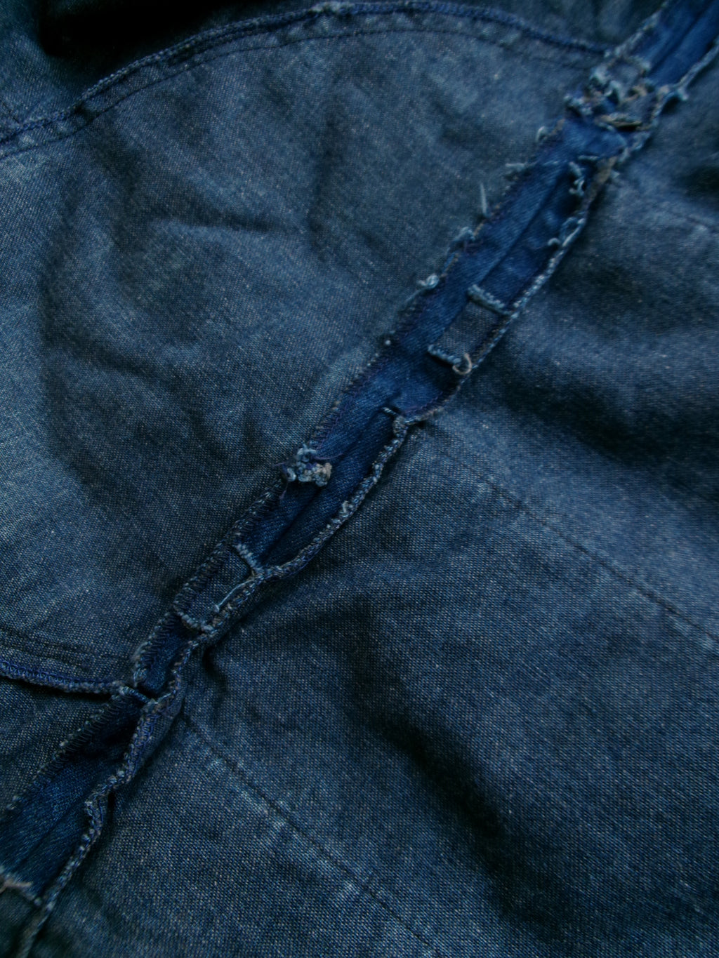 80s fringe denim jacket