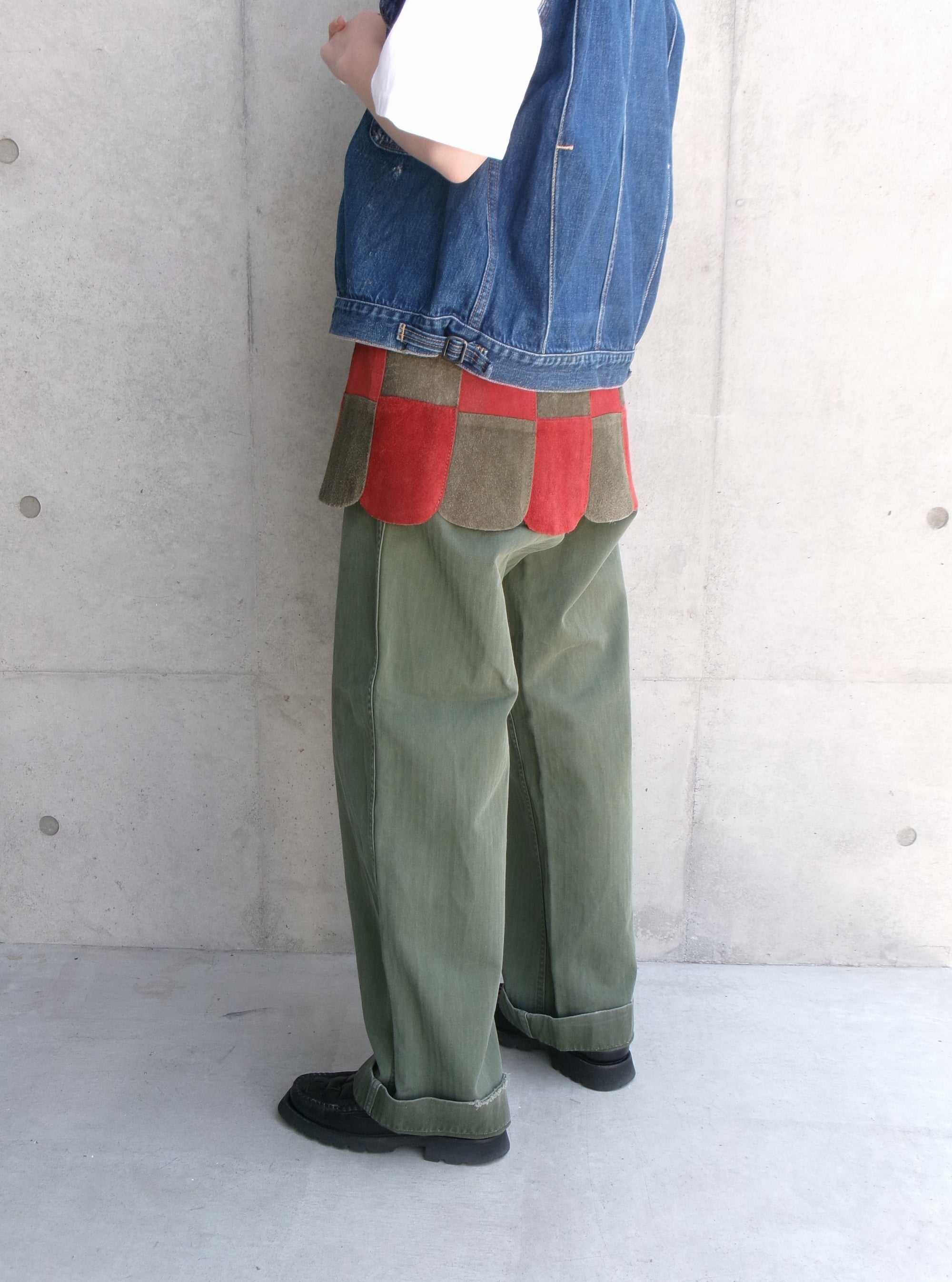 50s herringbone military pants