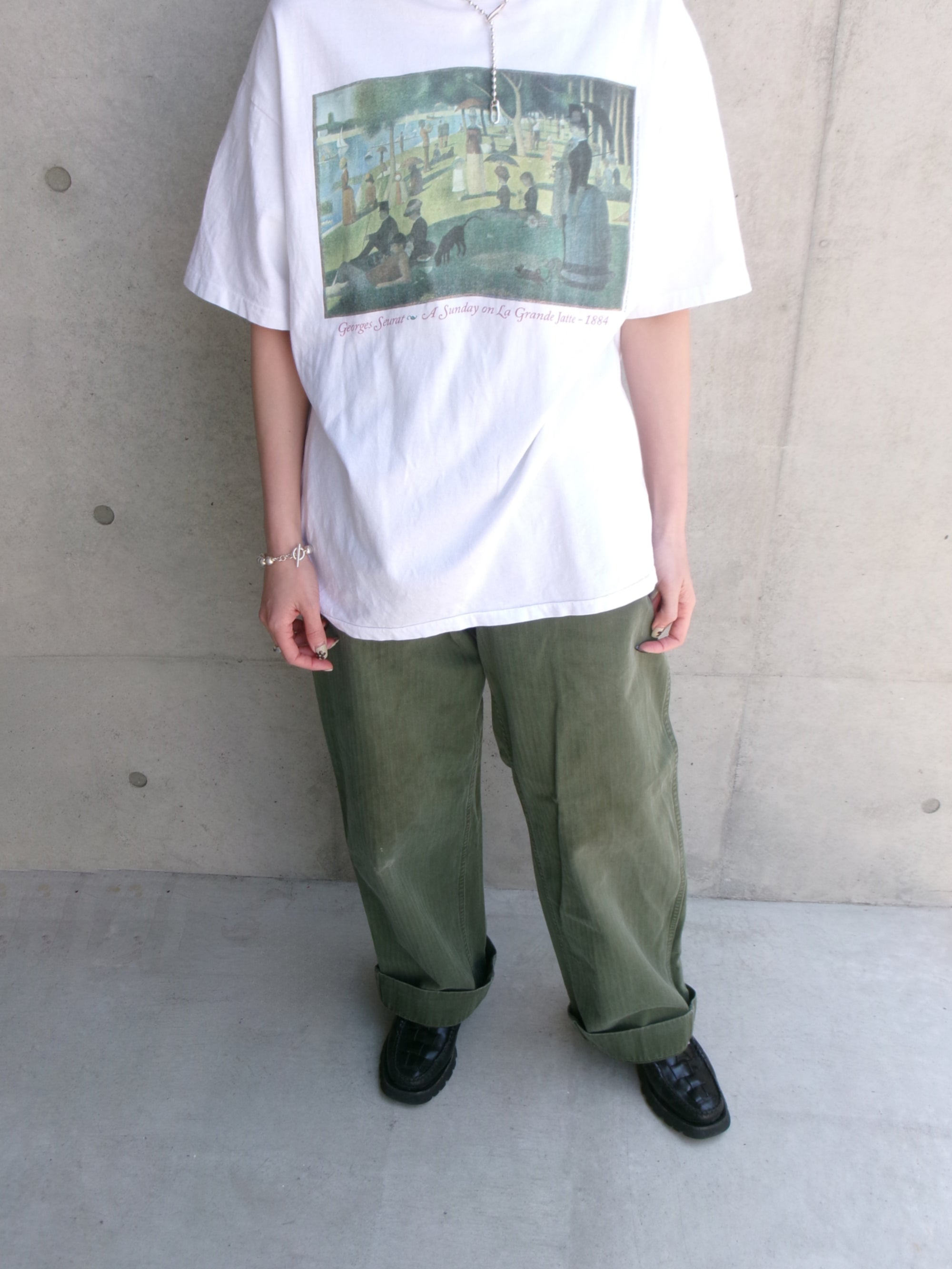 50s herringbone military pants