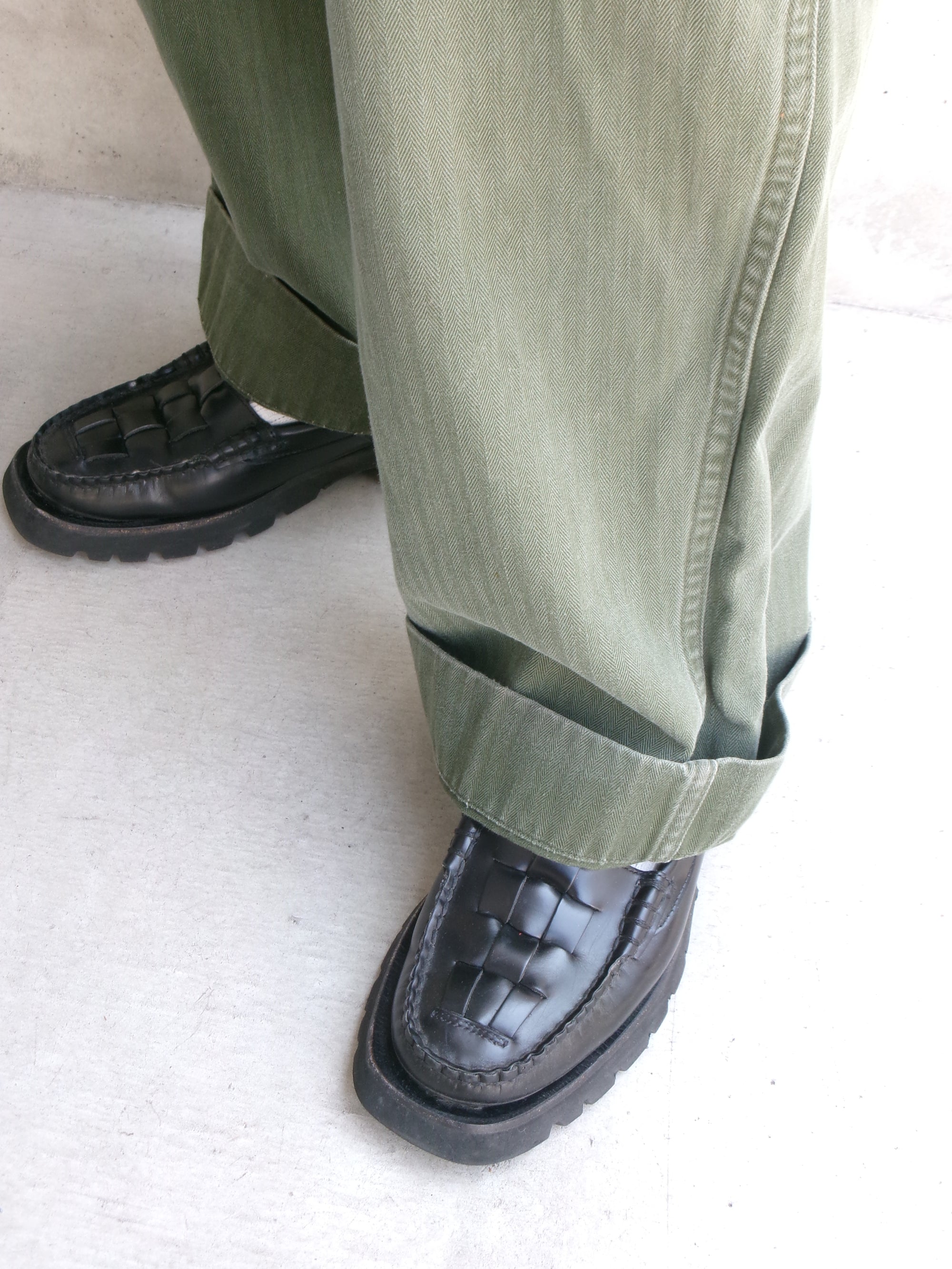 50s herringbone military pants