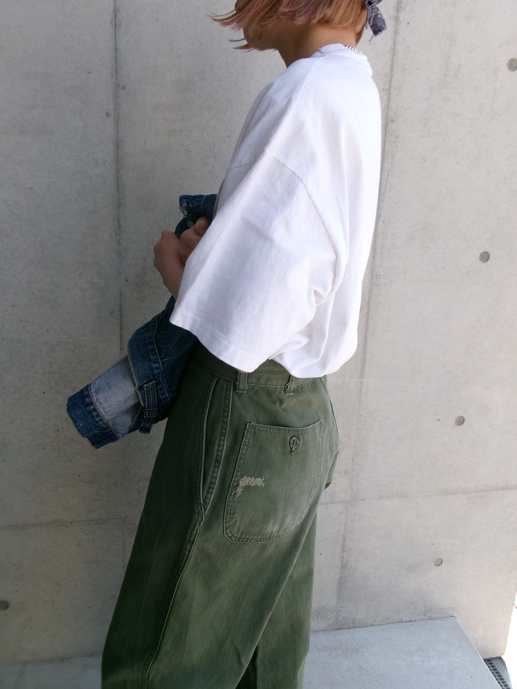 50s herringbone military pants