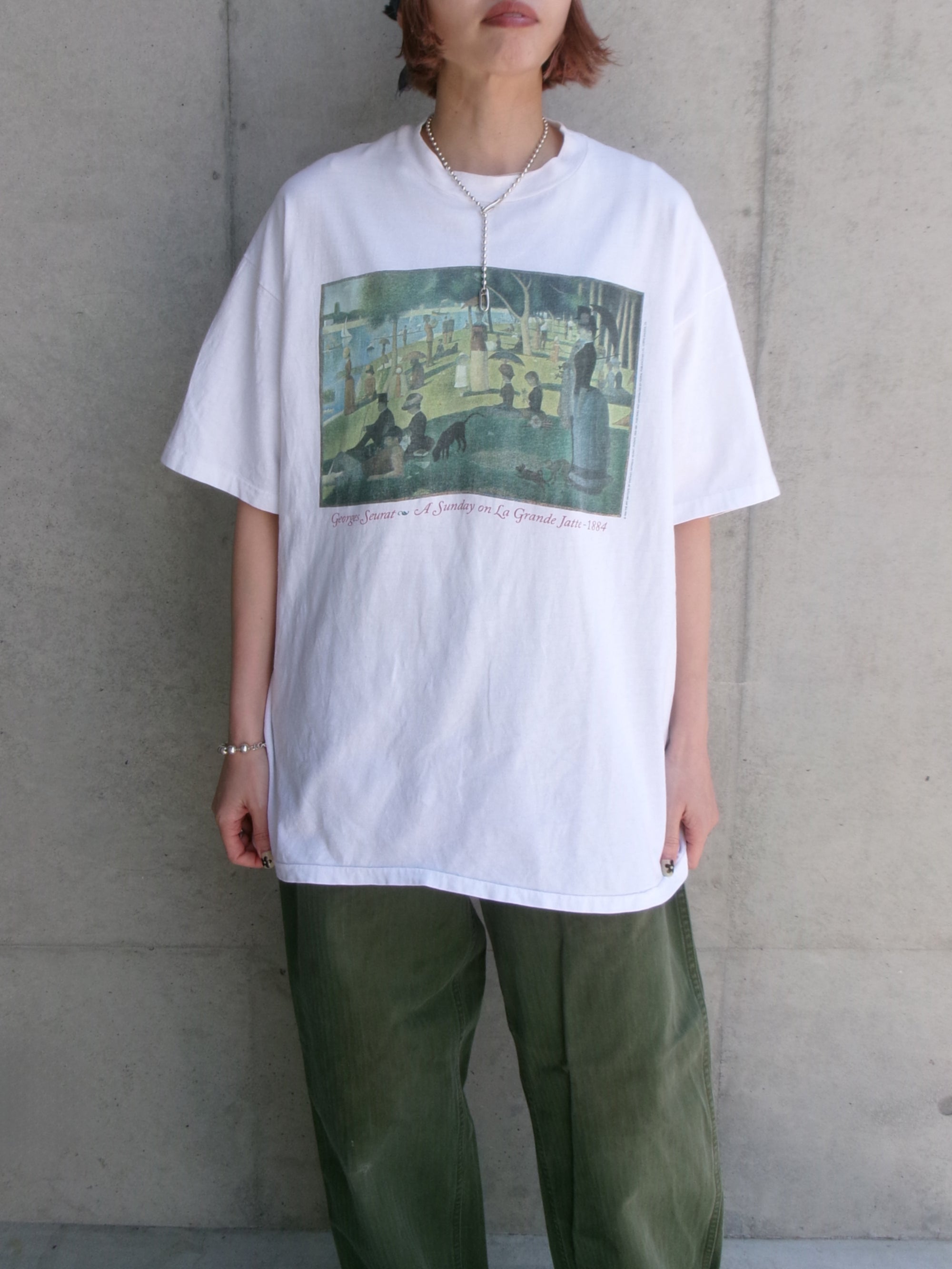 90s Georges Seurat art tee