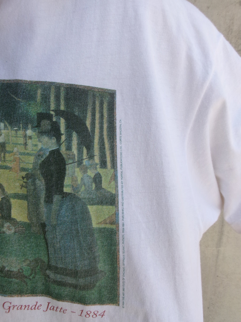 90s Georges Seurat art tee