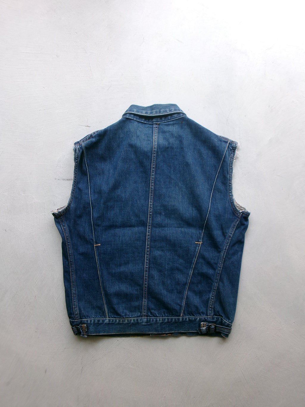 50s K-ALLS denim cut off vest