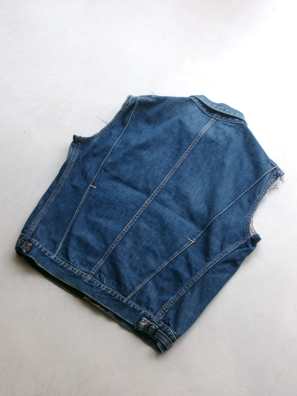 50s K-ALLS denim cut off vest