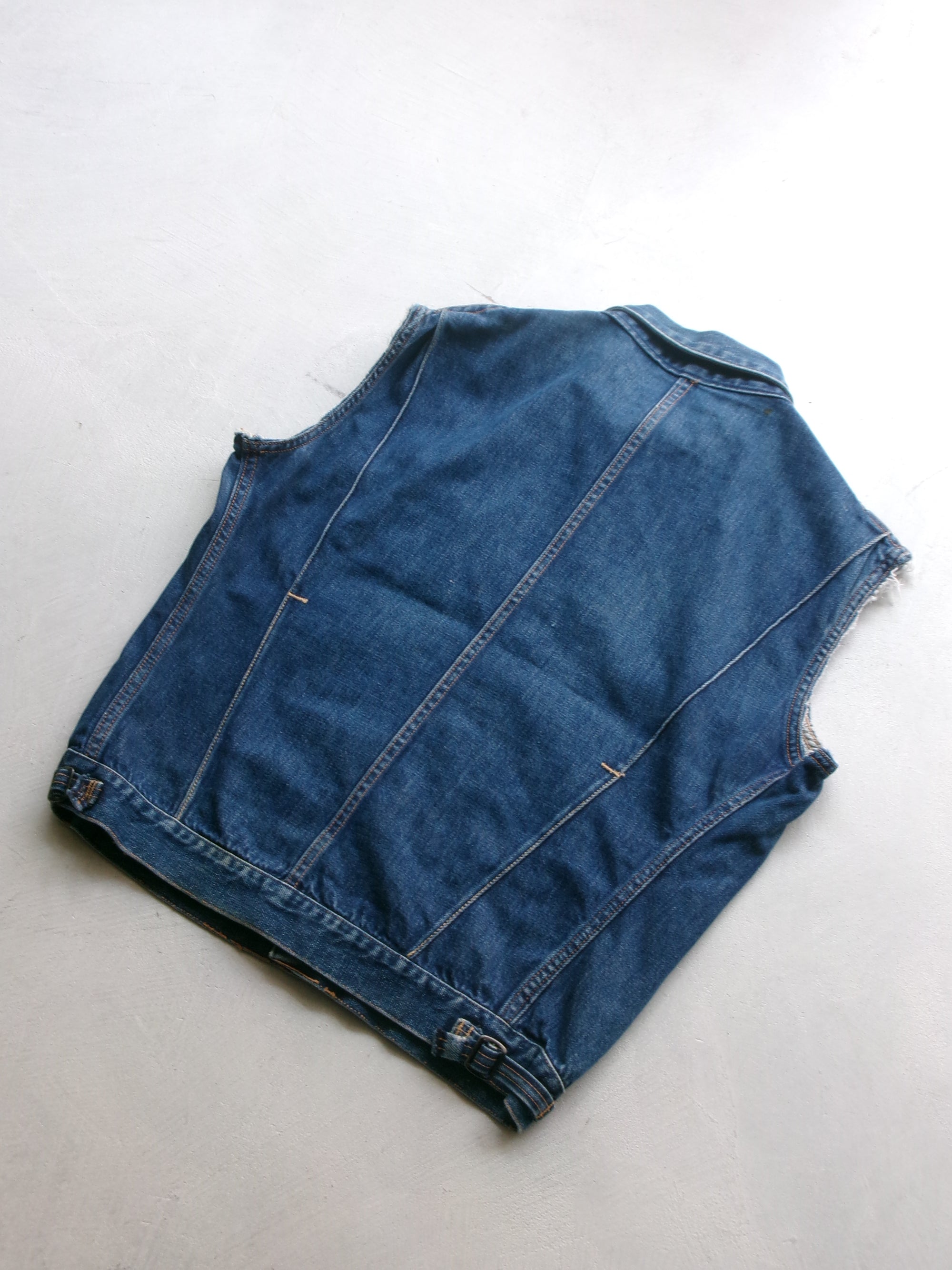 50s K-ALLS denim cut off vest