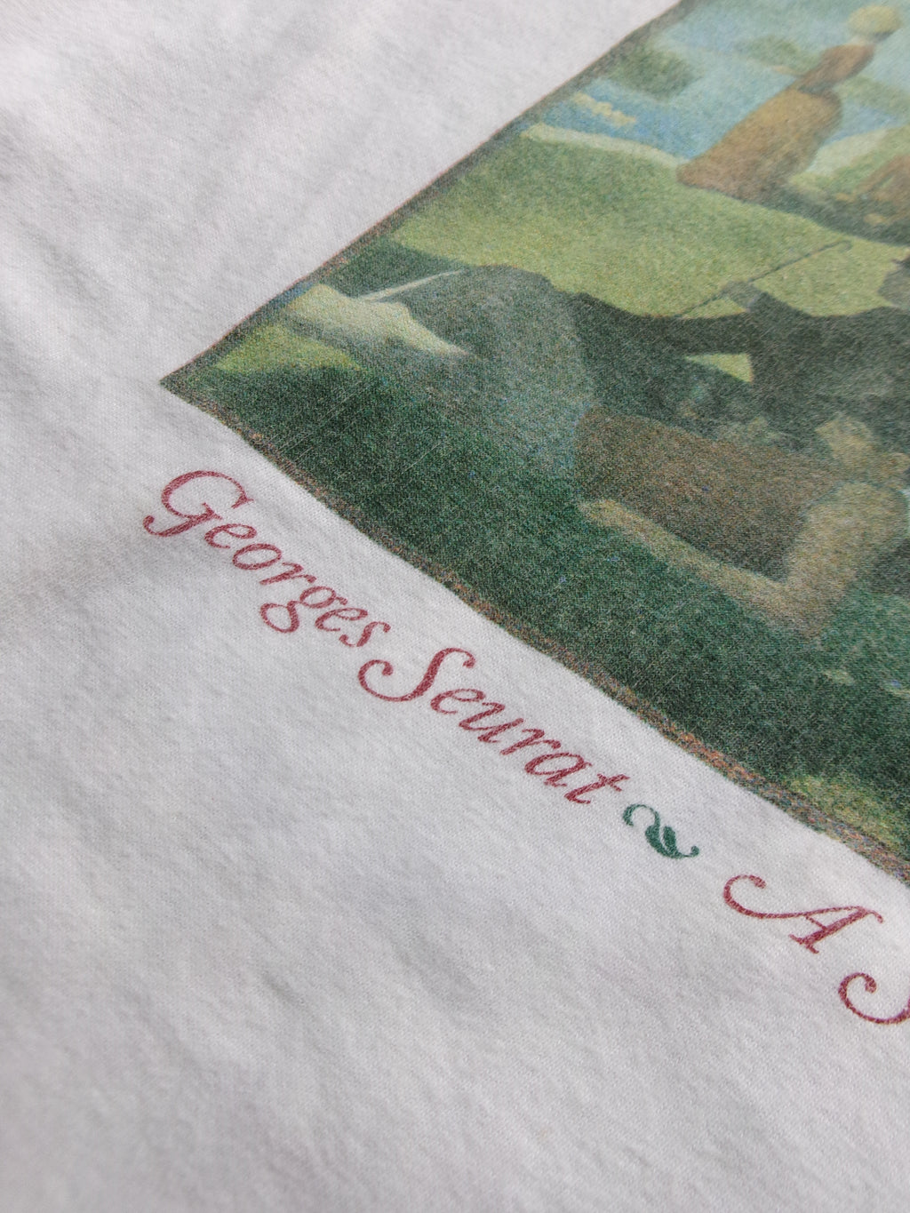 90s Georges Seurat art tee