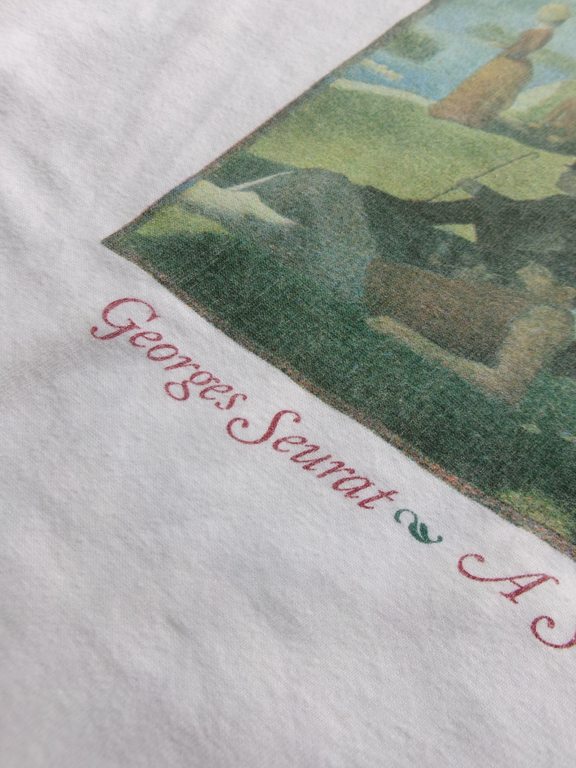 90s Georges Seurat art tee